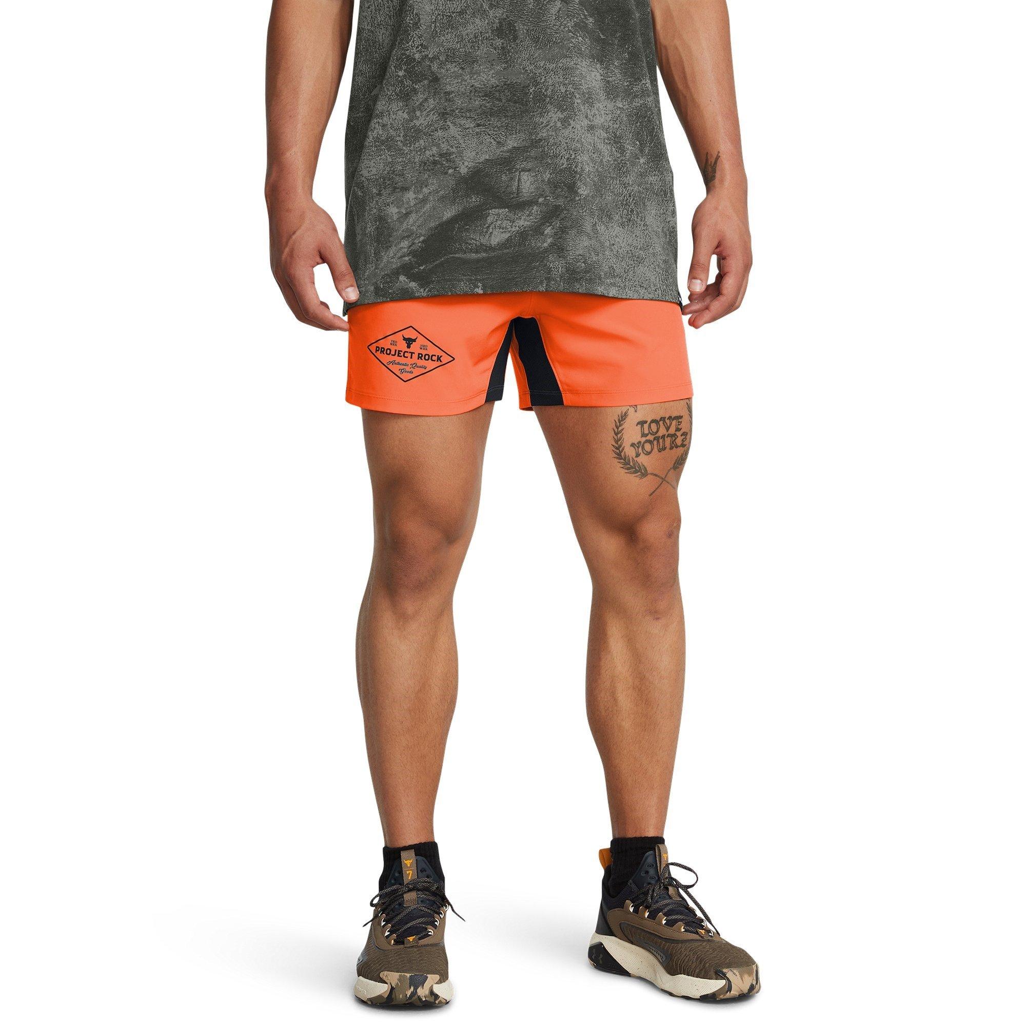 Orange - Under Armour - Performance Gym Shorts - 3