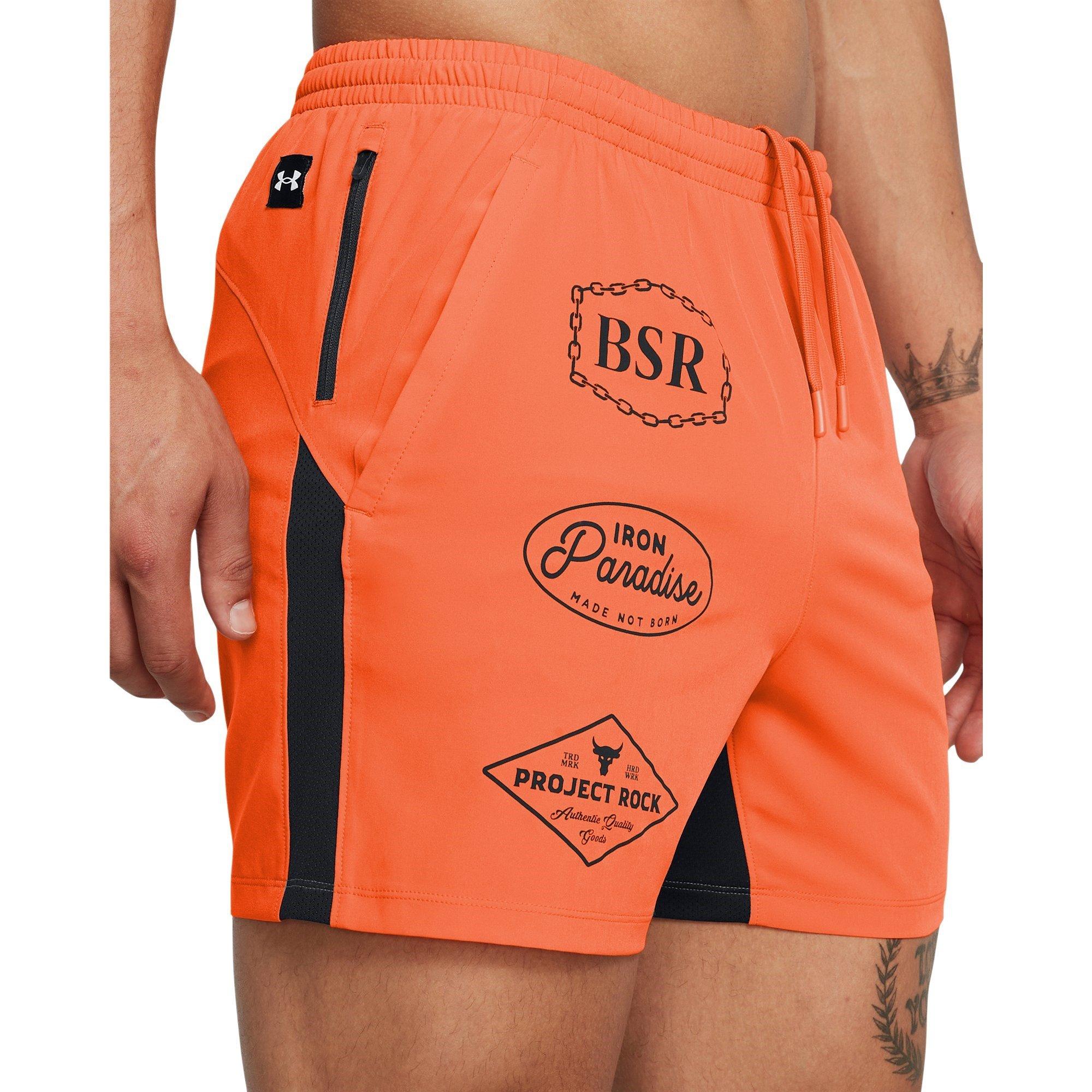 Orange - Under Armour - Performance Gym Shorts - 5