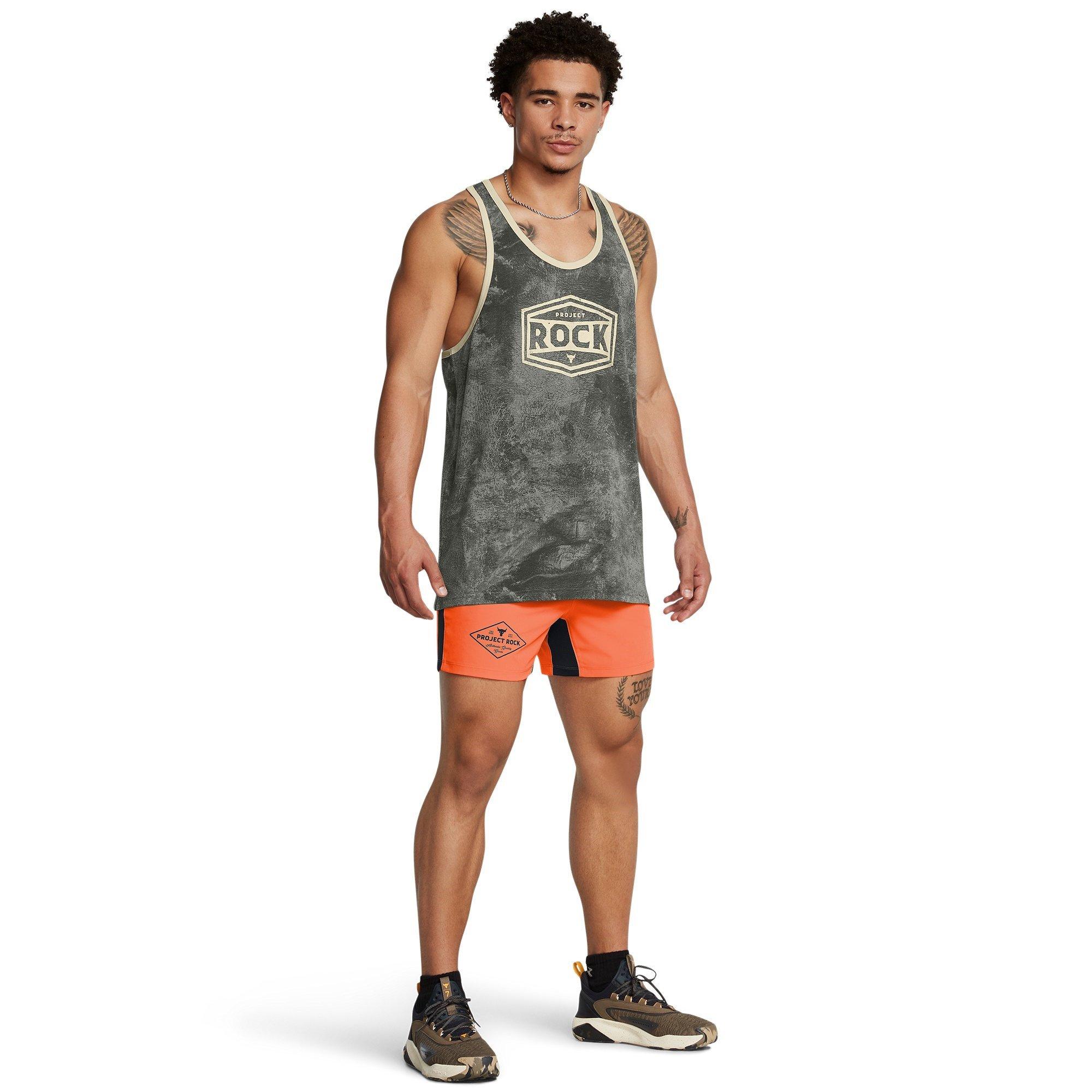 Orange - Under Armour - Performance Gym Shorts - 6