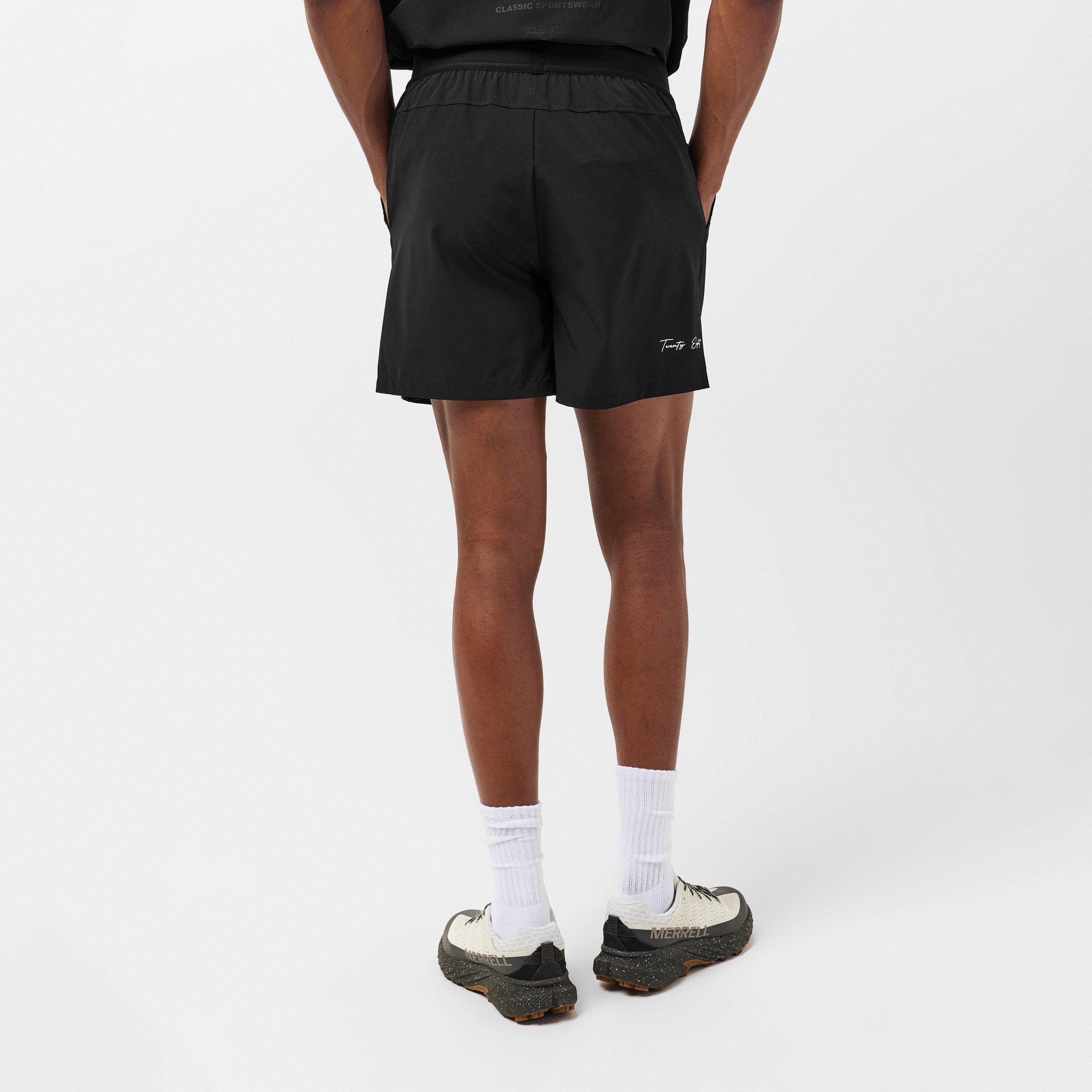 Black - 28 Club - Men's Performance Gym Shorts - 4