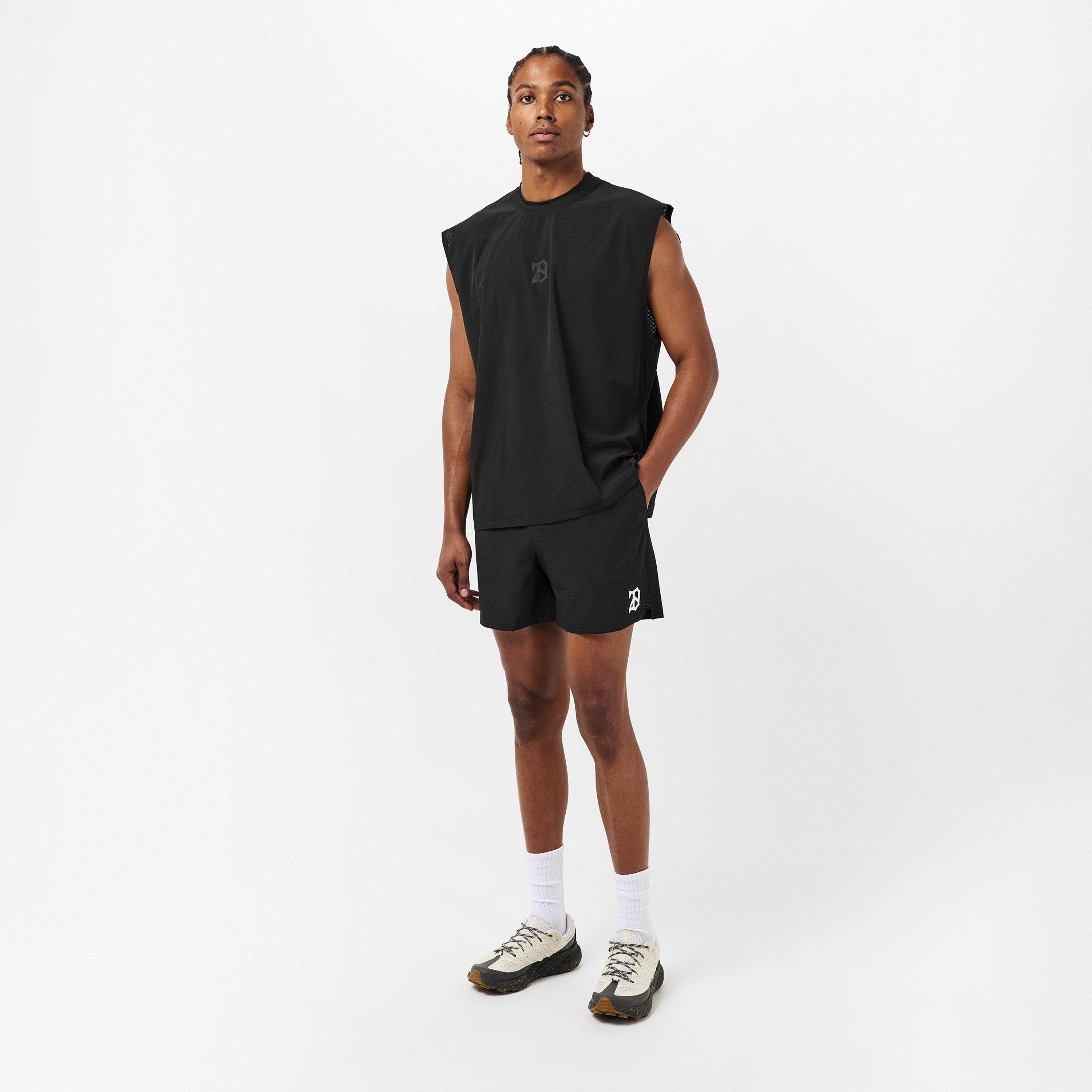 Black - 28 Club - Men's Performance Gym Shorts - 6