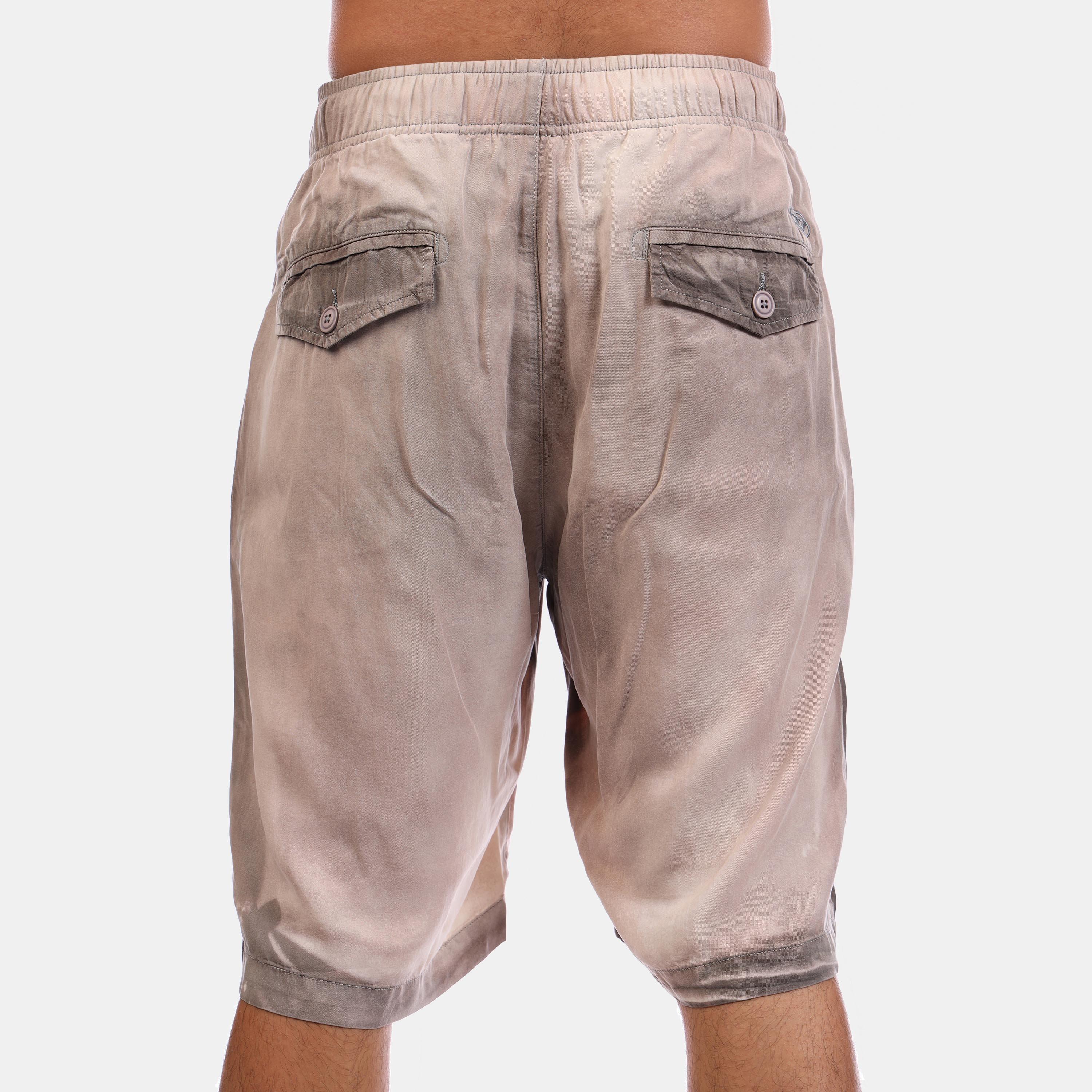 Grey - Diesel - Men's Fleece Jogger Shorts - 4