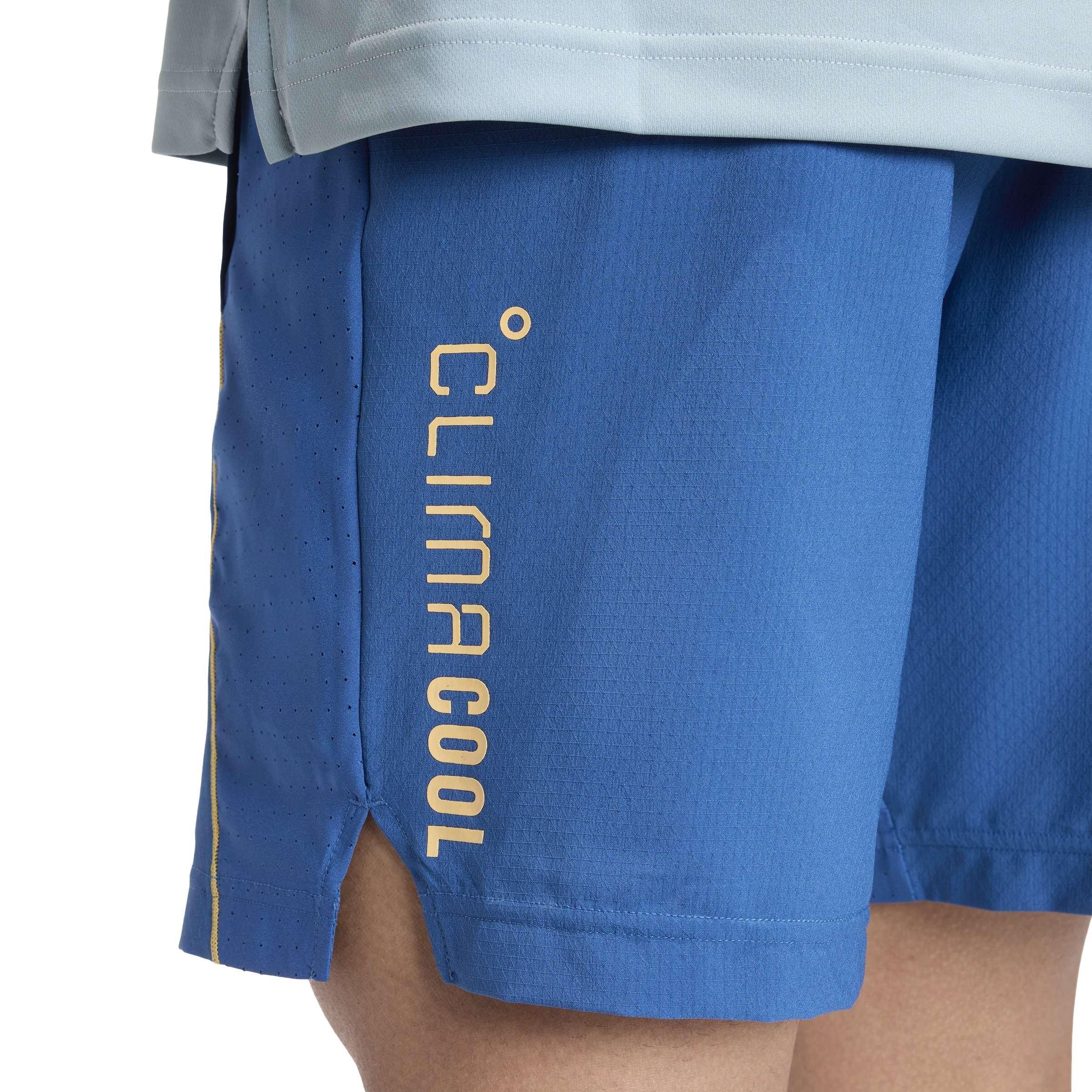 Benzin plava - adidas - Men's Performance Gym Shorts - 4