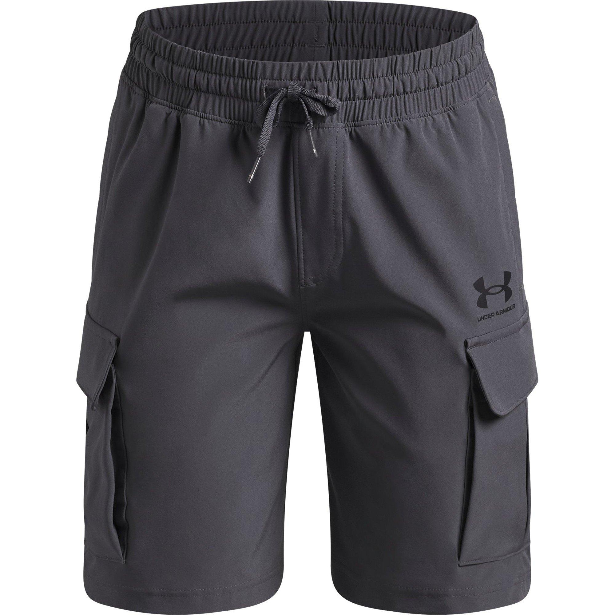 Gris/Negro - Under Armour - UA Wov Cargo Short Jn62 - 1