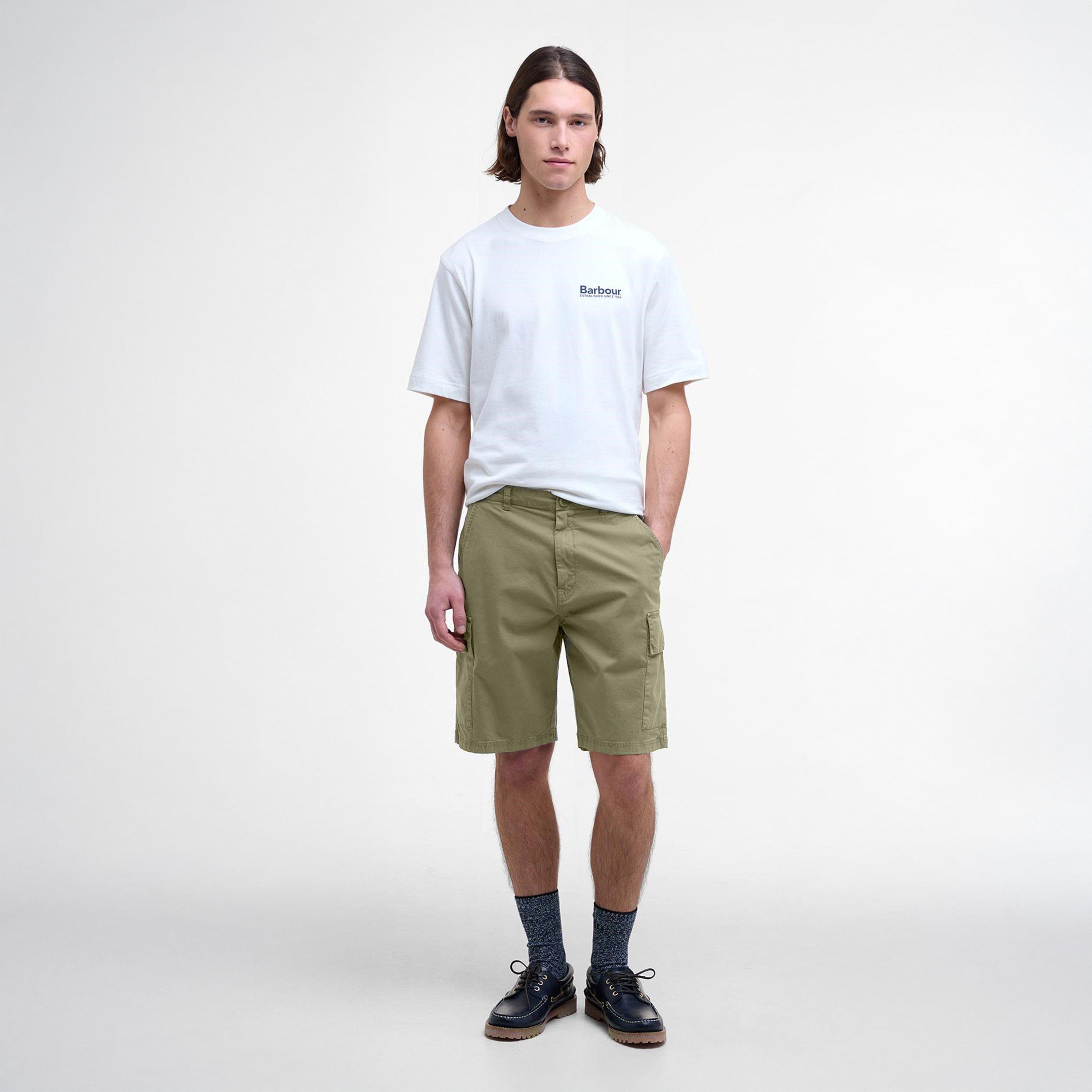 Light Moss GN15 - Barbour - Men's Cargo Shorts - 6