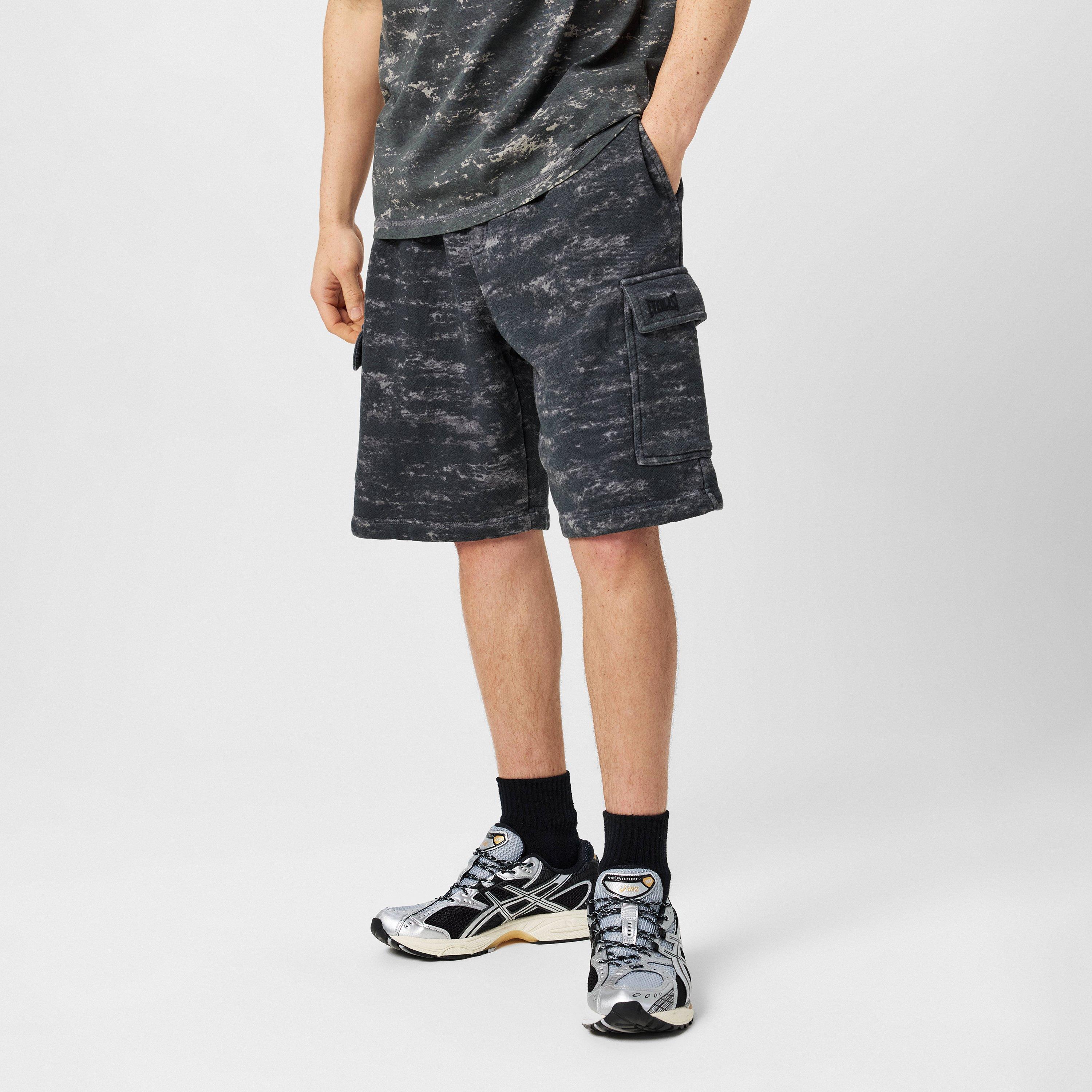Everlast Men's Camo Cargo Shorts - Grey Camo - S