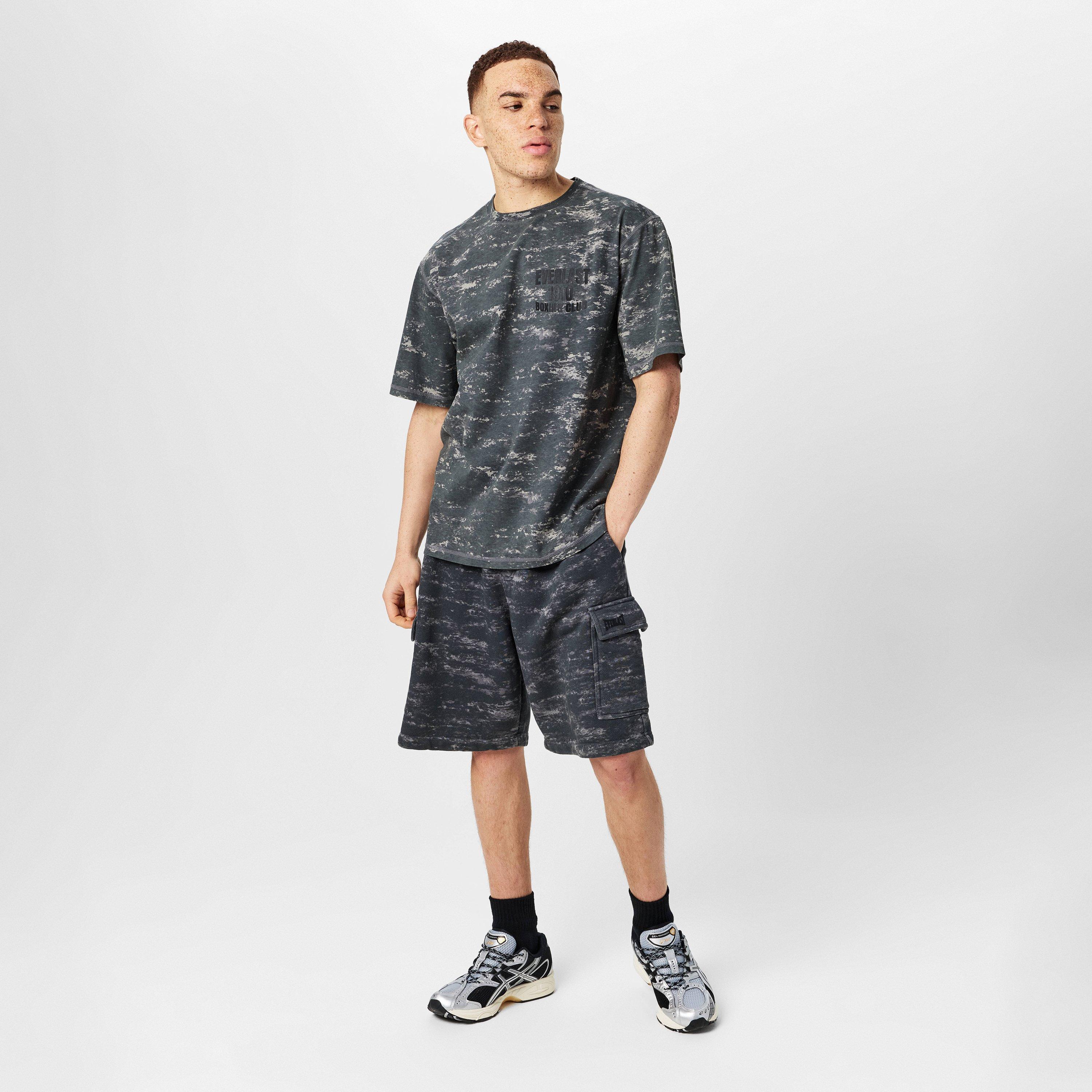 Grey Camo - Everlast - Cargo Shorts mens - 4