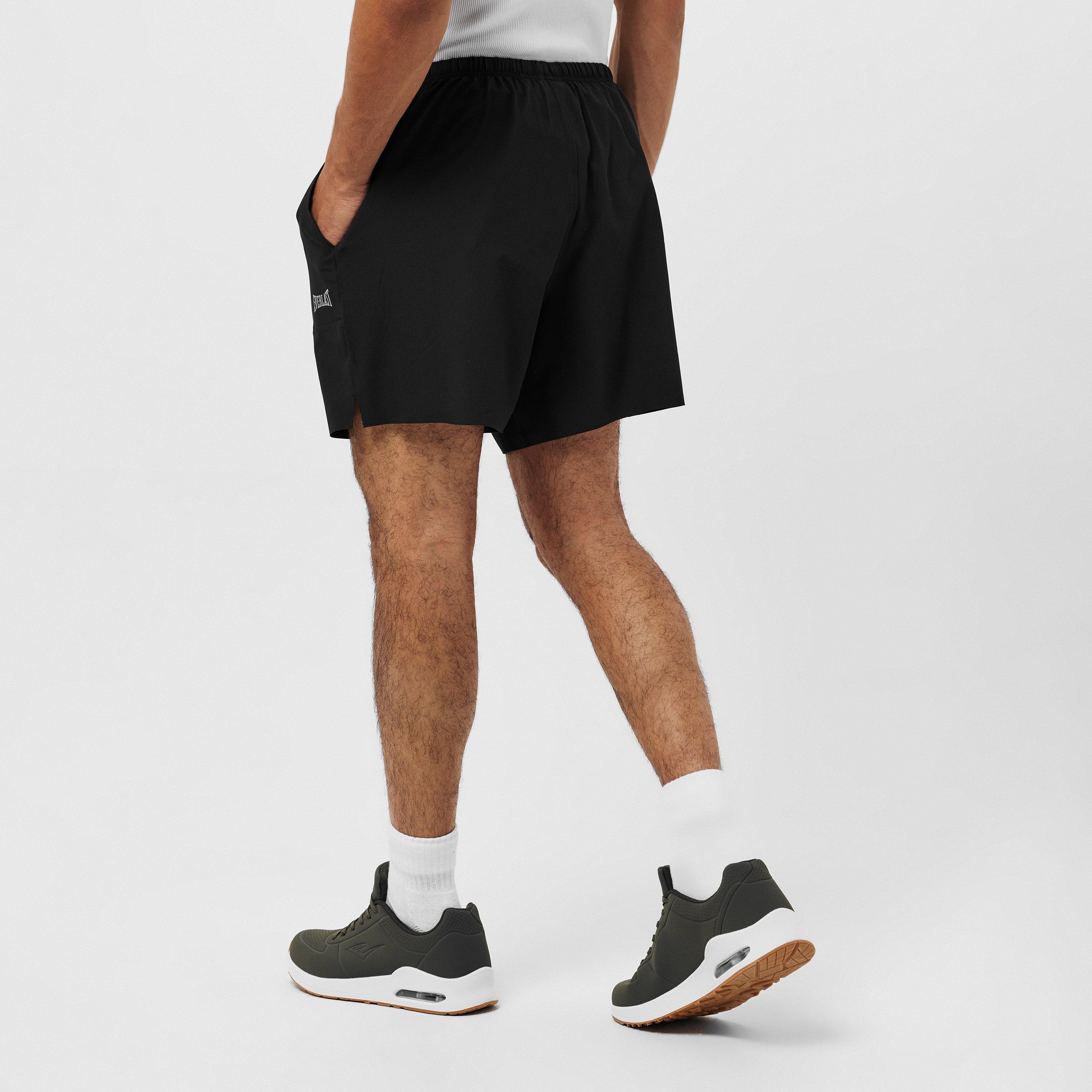 Black - Everlast - Riptstp 5in Shorts Mens - 4