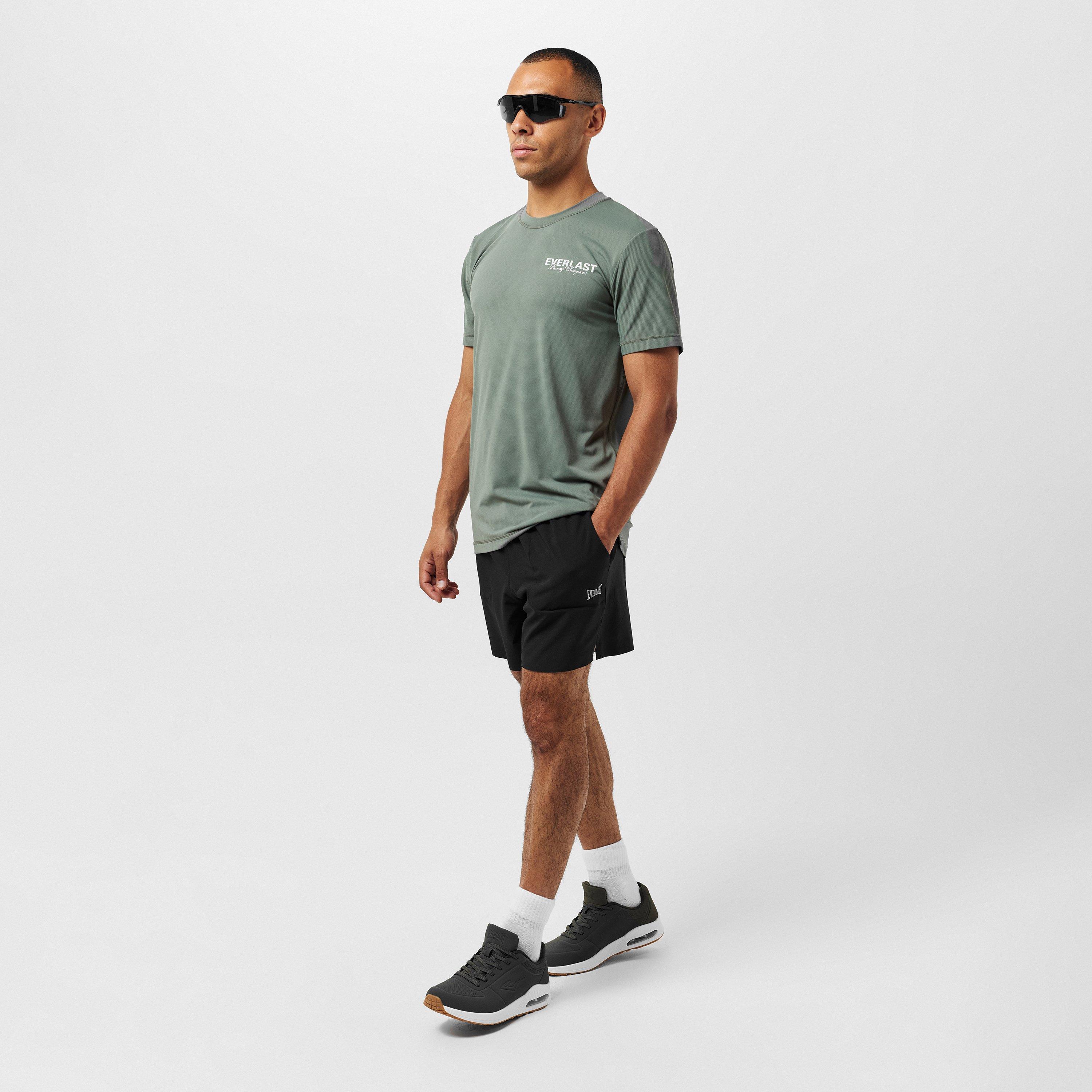 Black - Everlast - Riptstp 5in Shorts Mens - 6