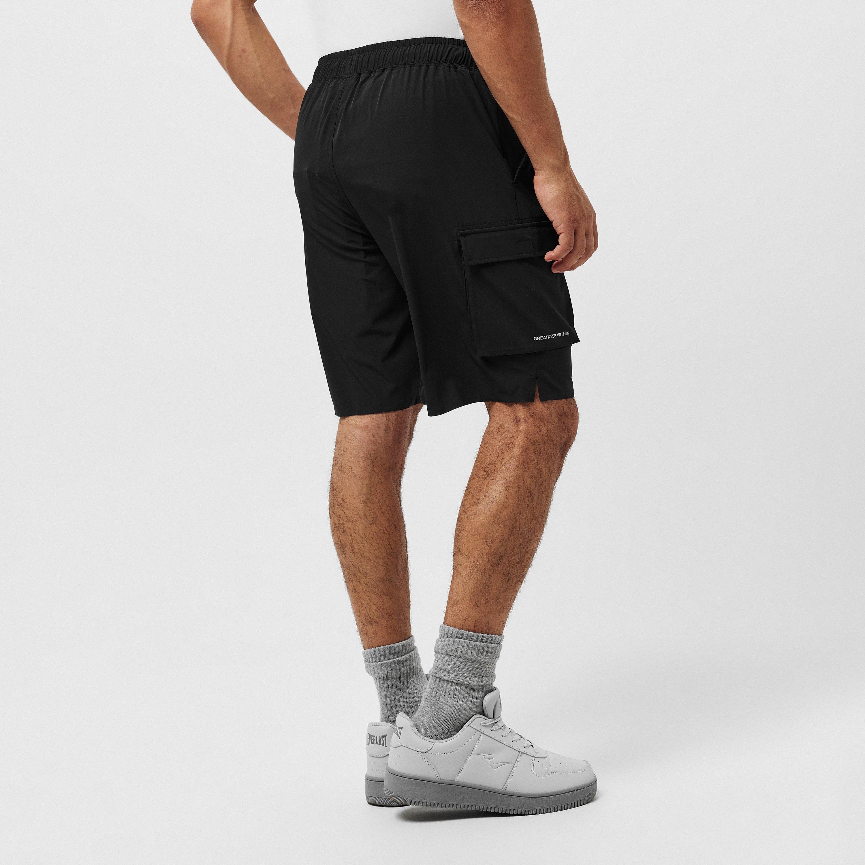Zwart - Everlast - Cargo Shorts Mens - 4