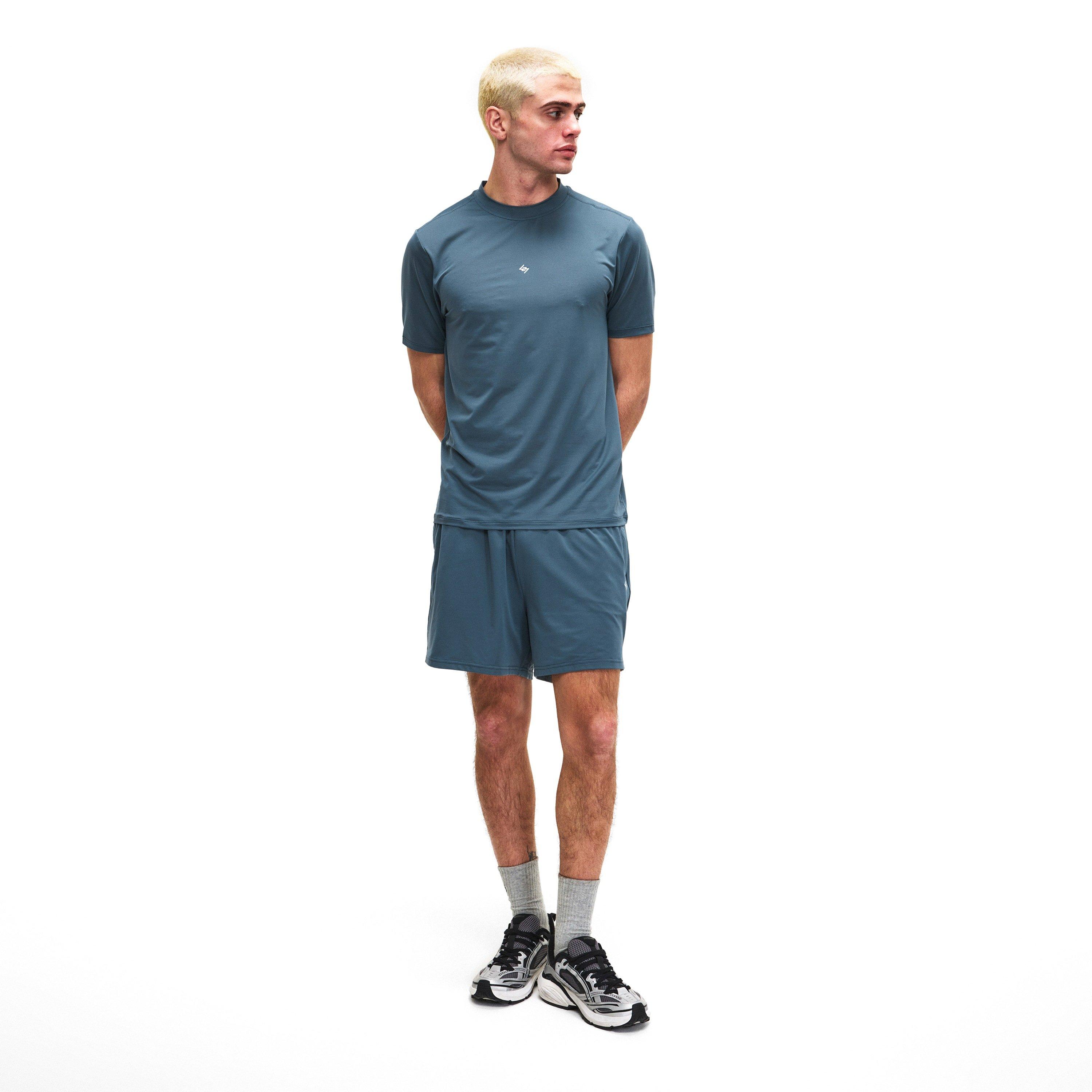 Dusky Navy - Represent 247 - Men's Dna Mesh Performance Gym Shorts - 6