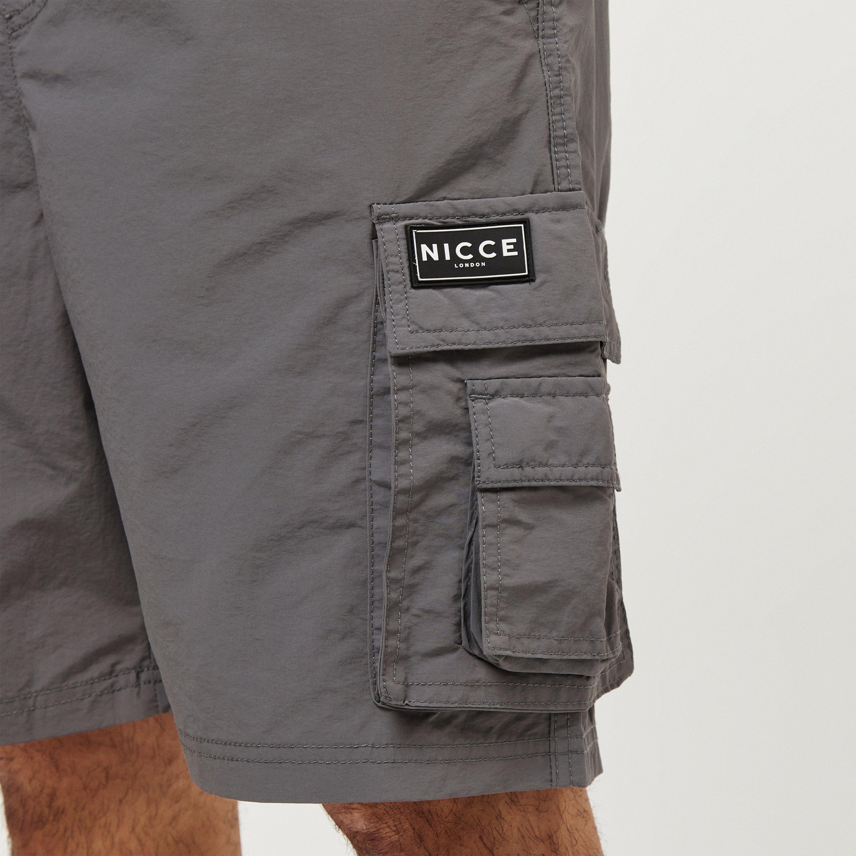 Steel Grey - Nicce - Onama Cargo Shorts - 5