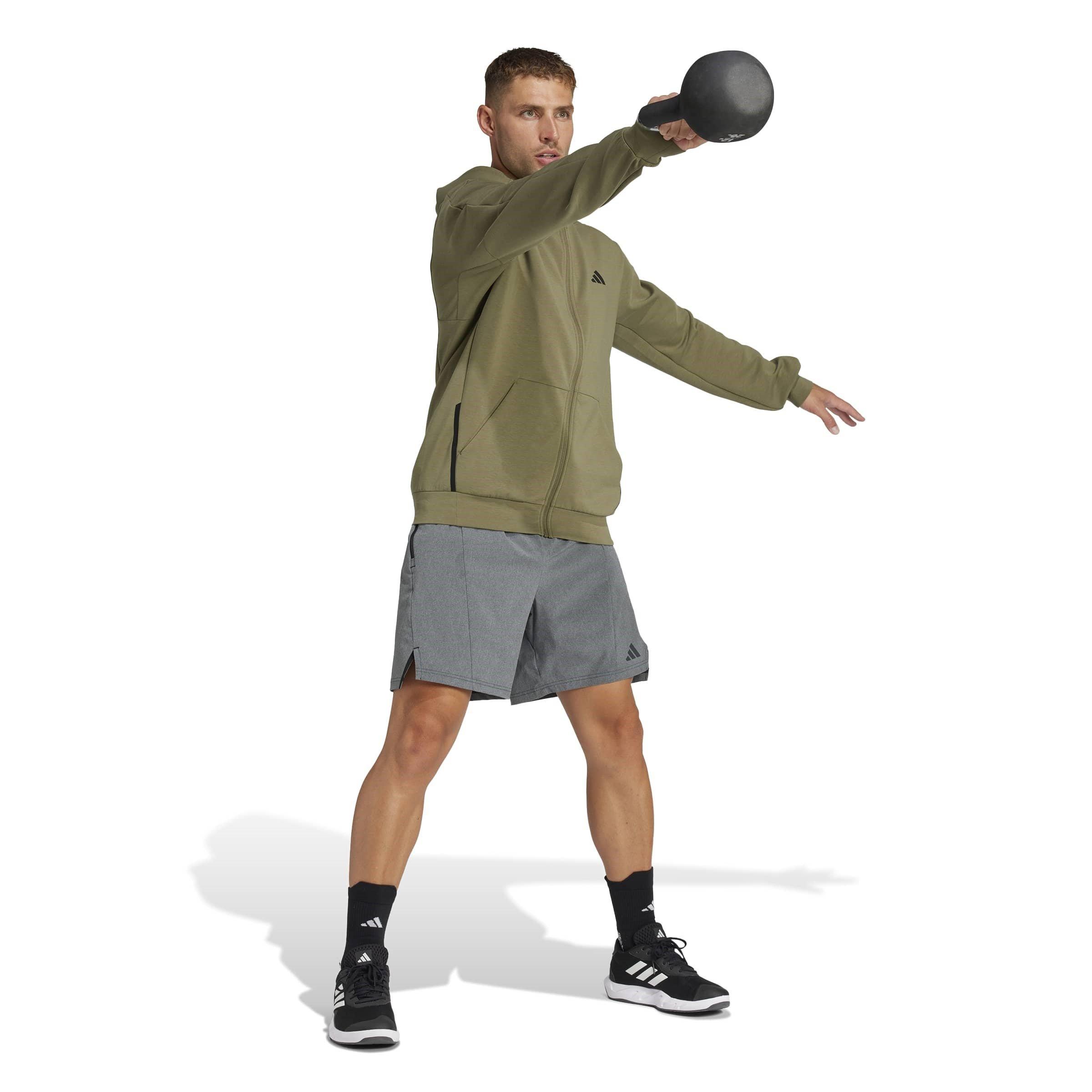 Black Melange - adidas - D4T Mel Short Sn62 - 6