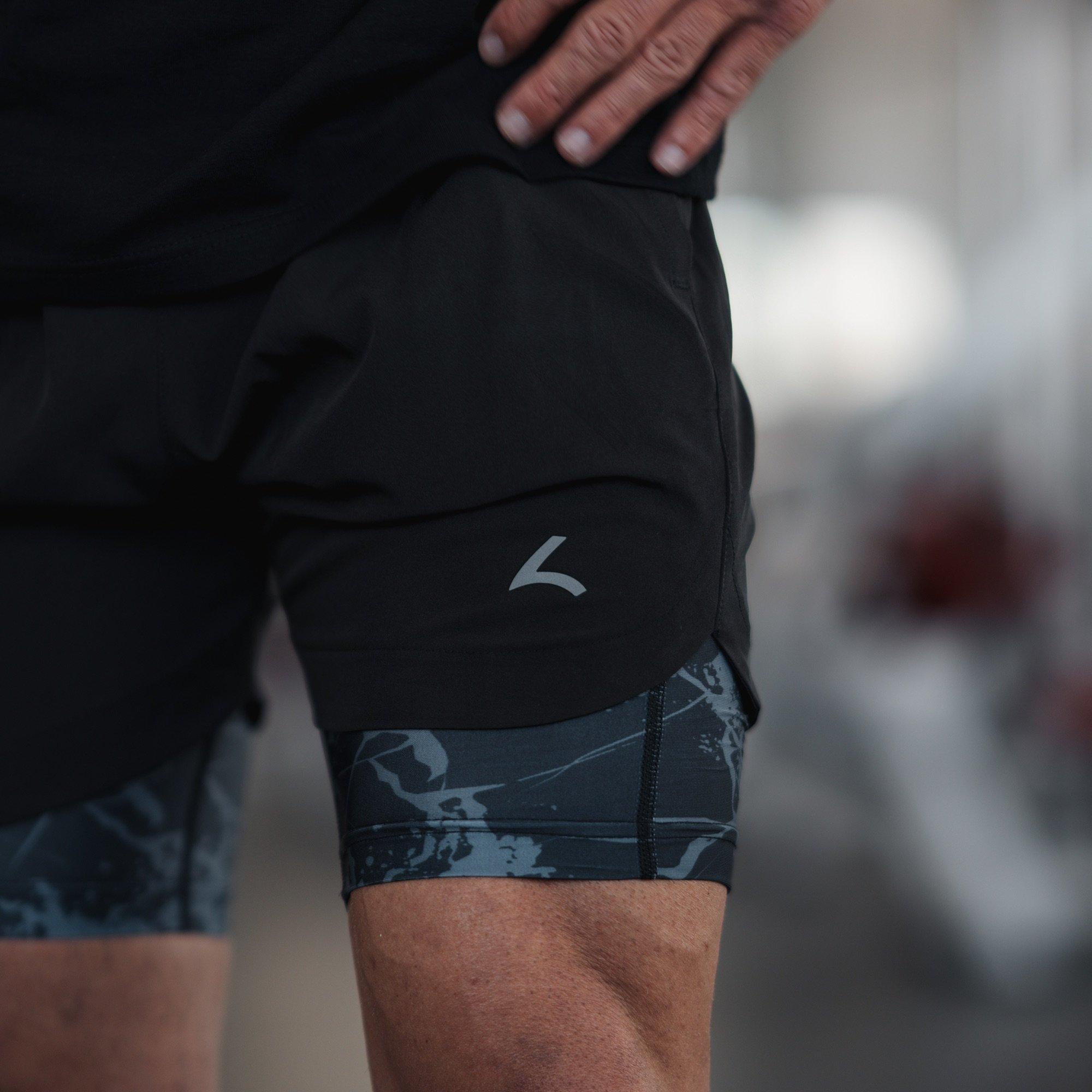 Noir - Reeva - Premium Active Shorts with Inner Short - 5