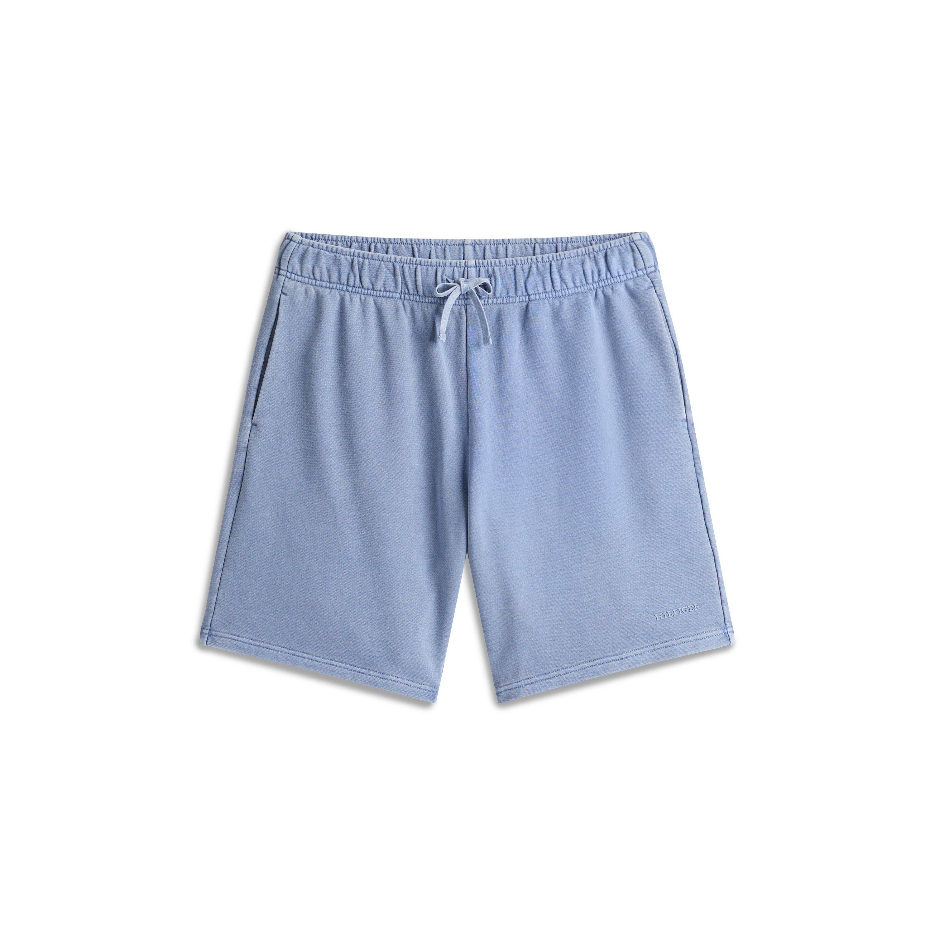 Brisk Blue C2B - Tommy Hilfiger - Men's Fleece Relaxed Fit Jogger Shorts - 1