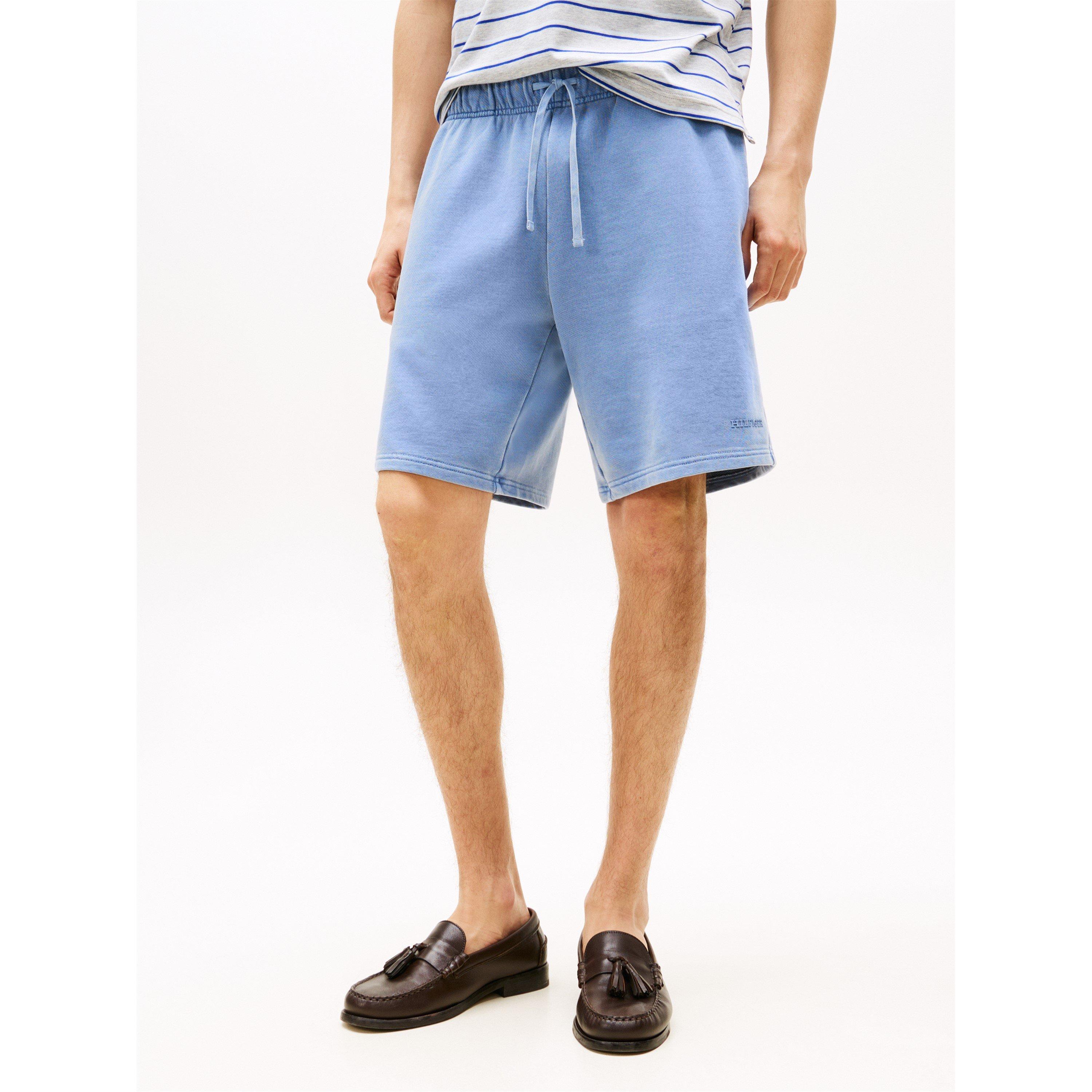 Brisk Blue C2B - Tommy Hilfiger - Men's Fleece Jogger Shorts - 2