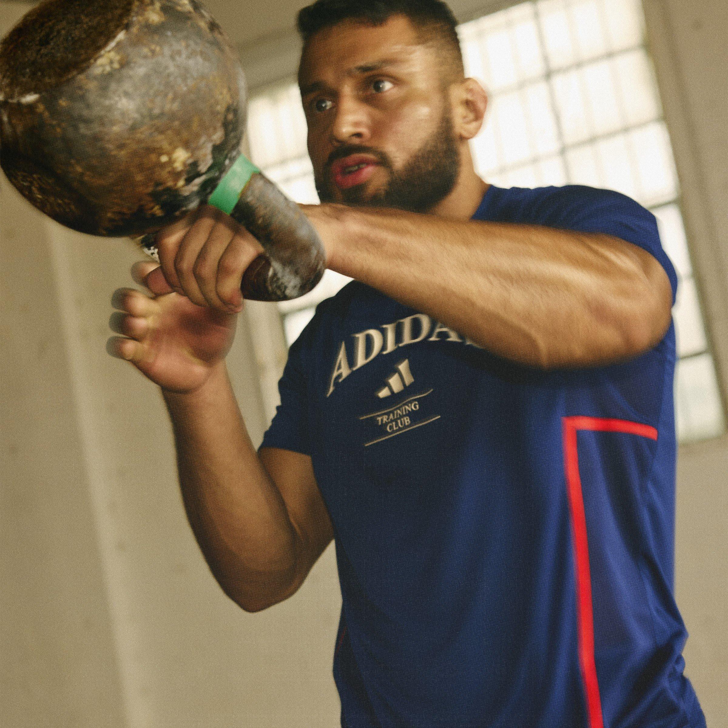 Dk Blue/White - adidas - Designed-for-Training Legacy Mens Performance Shorts - 10