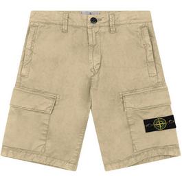 Stone Island Boys Cargo Shorts