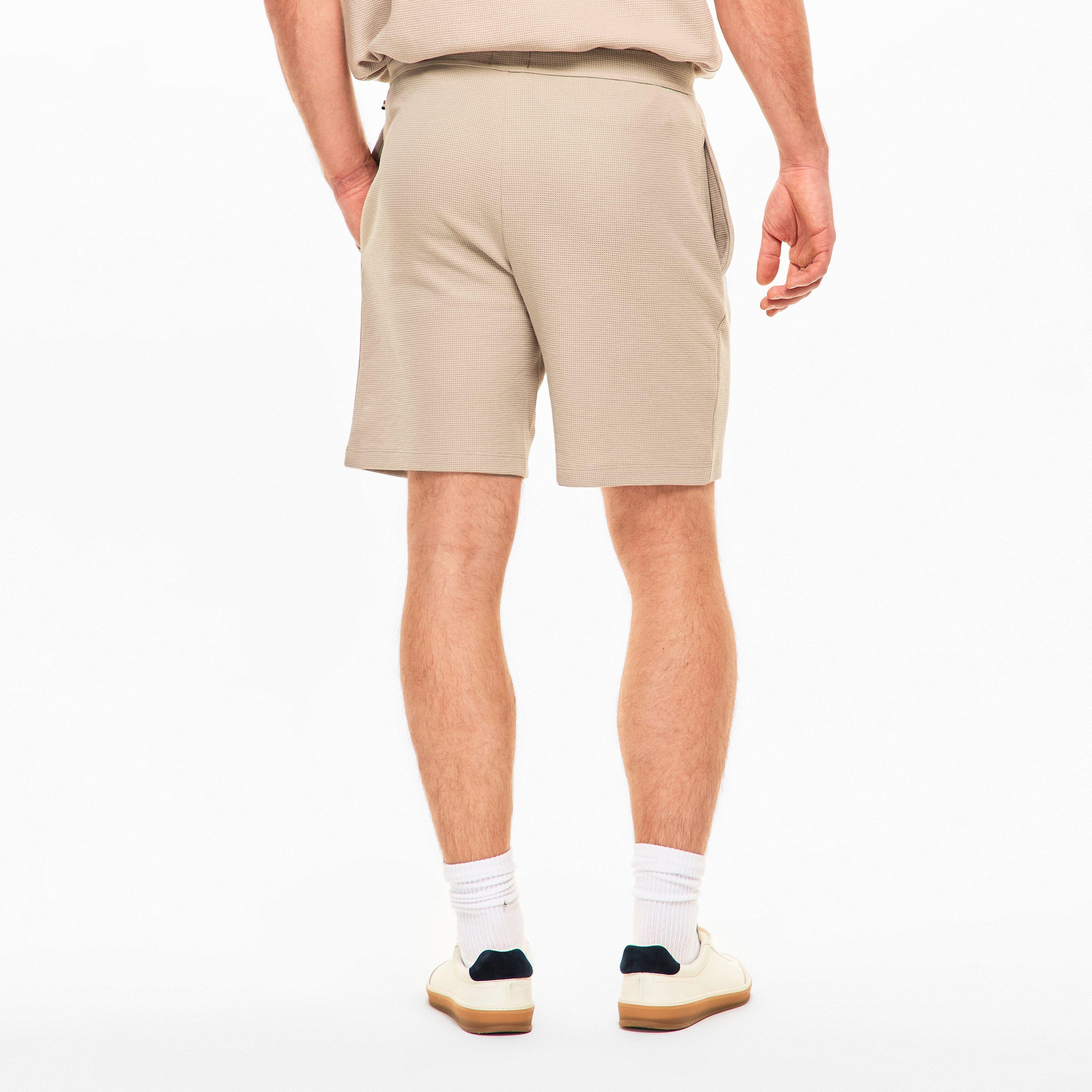Beige 275 - Boss - Mens BOSS Bodywear Waffle Soft Texture Shorts - 4