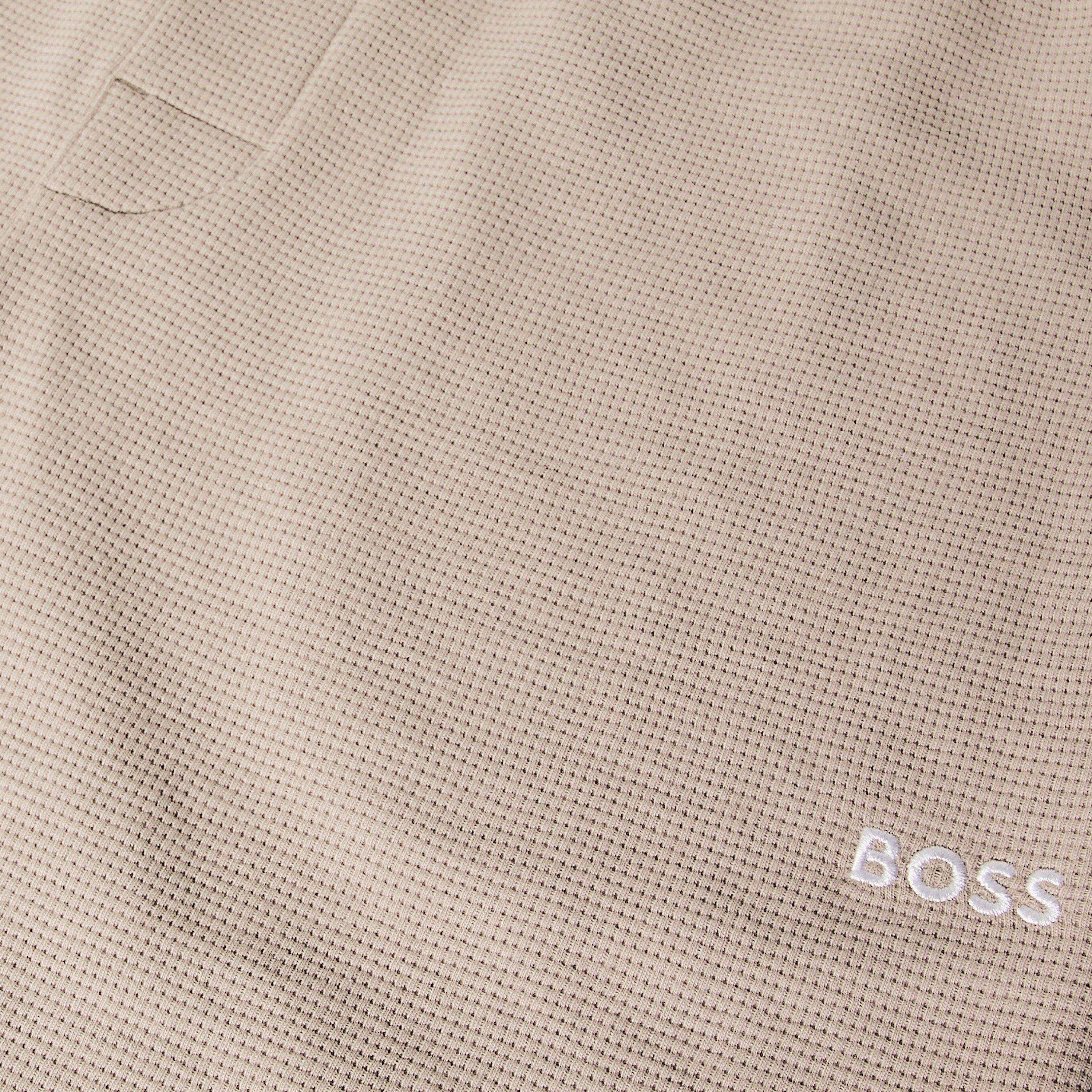 Beige 275 - Boss - Mens BOSS Bodywear Waffle Soft Texture Shorts - 5