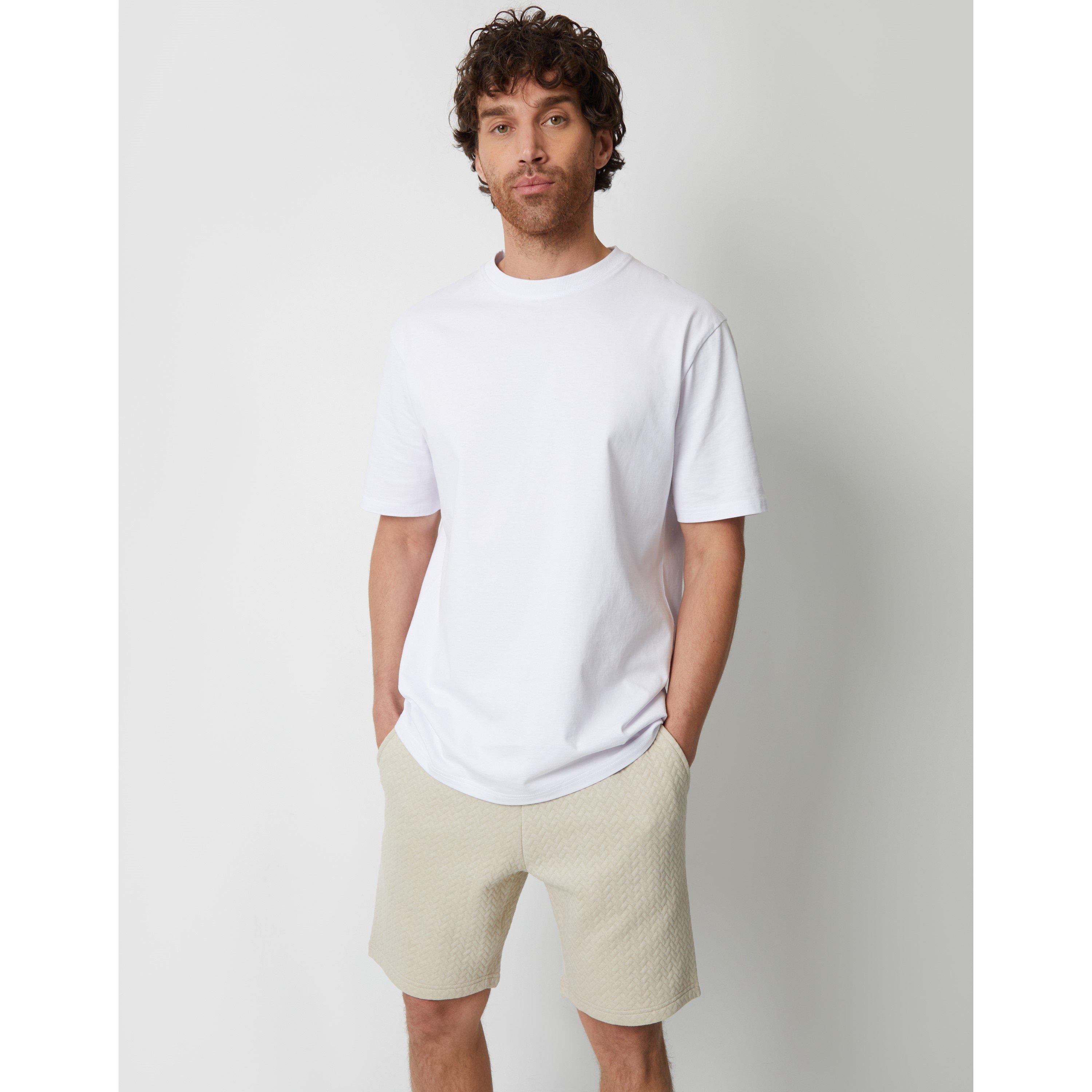 Threadbare Men's Fleece Jogger Shorts - Stone - 30W R
