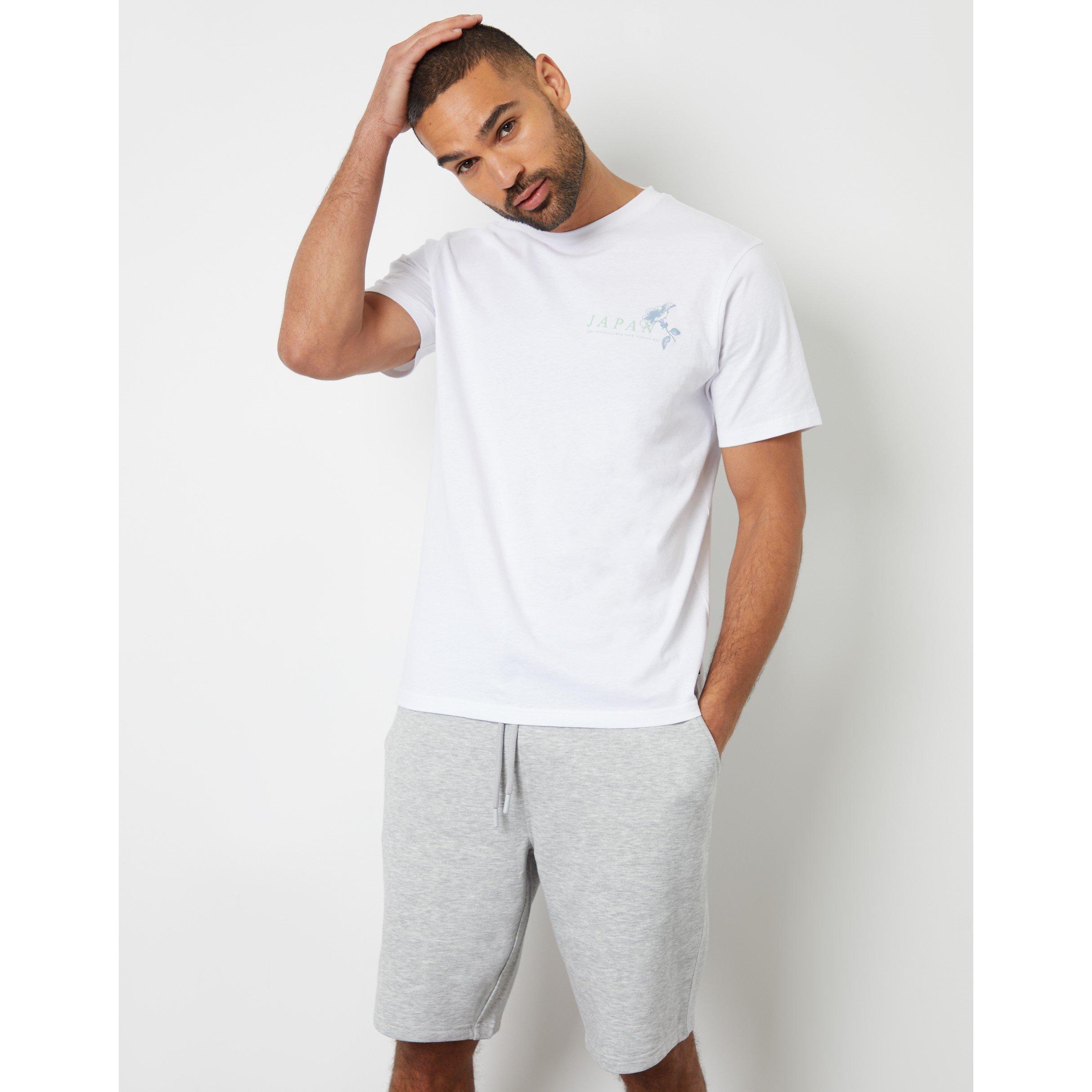 Grey Marl - Threadbare - Fleece Jogger Shorts - 1