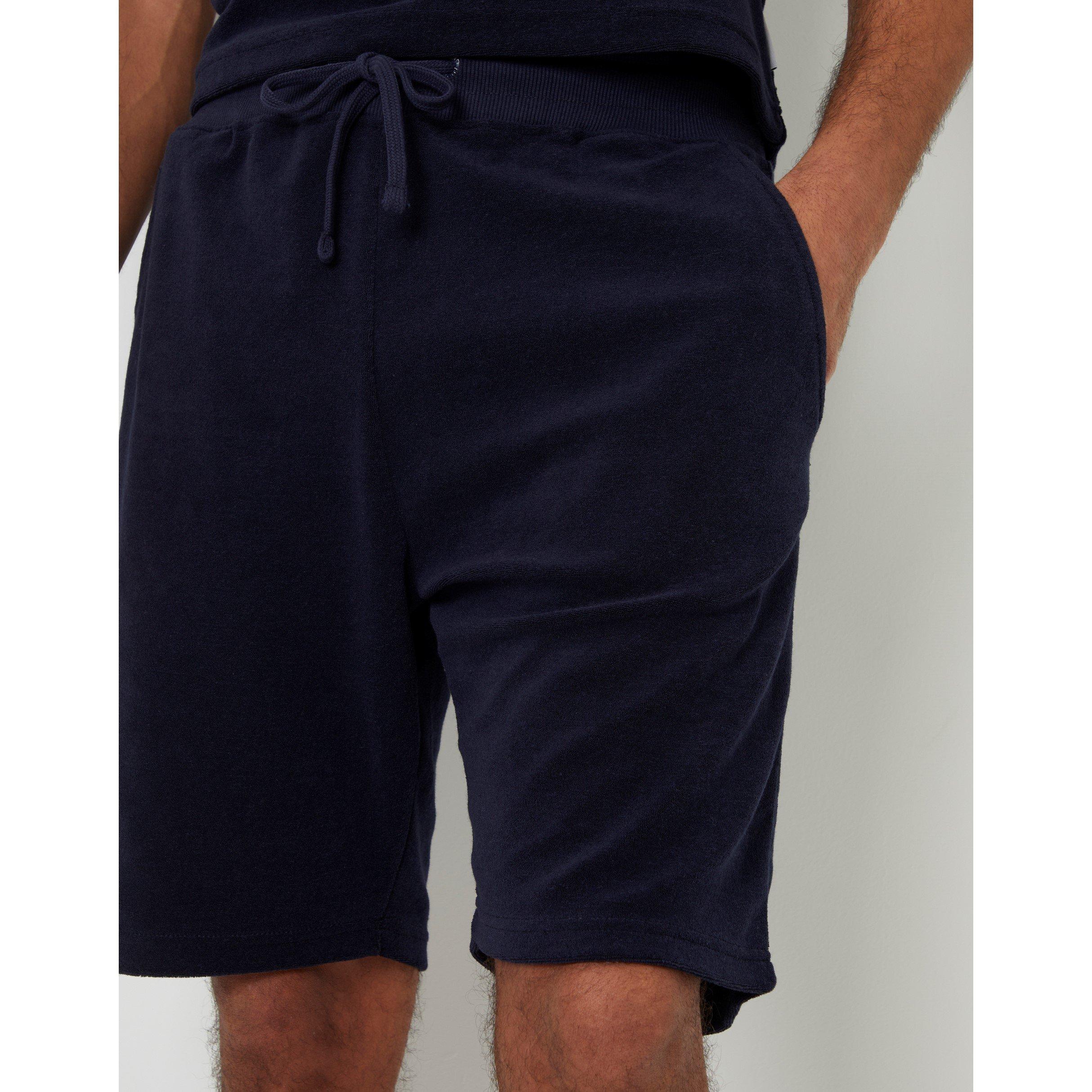 Marineblau - Threadbare - Fleece Jogger Shorts - 4