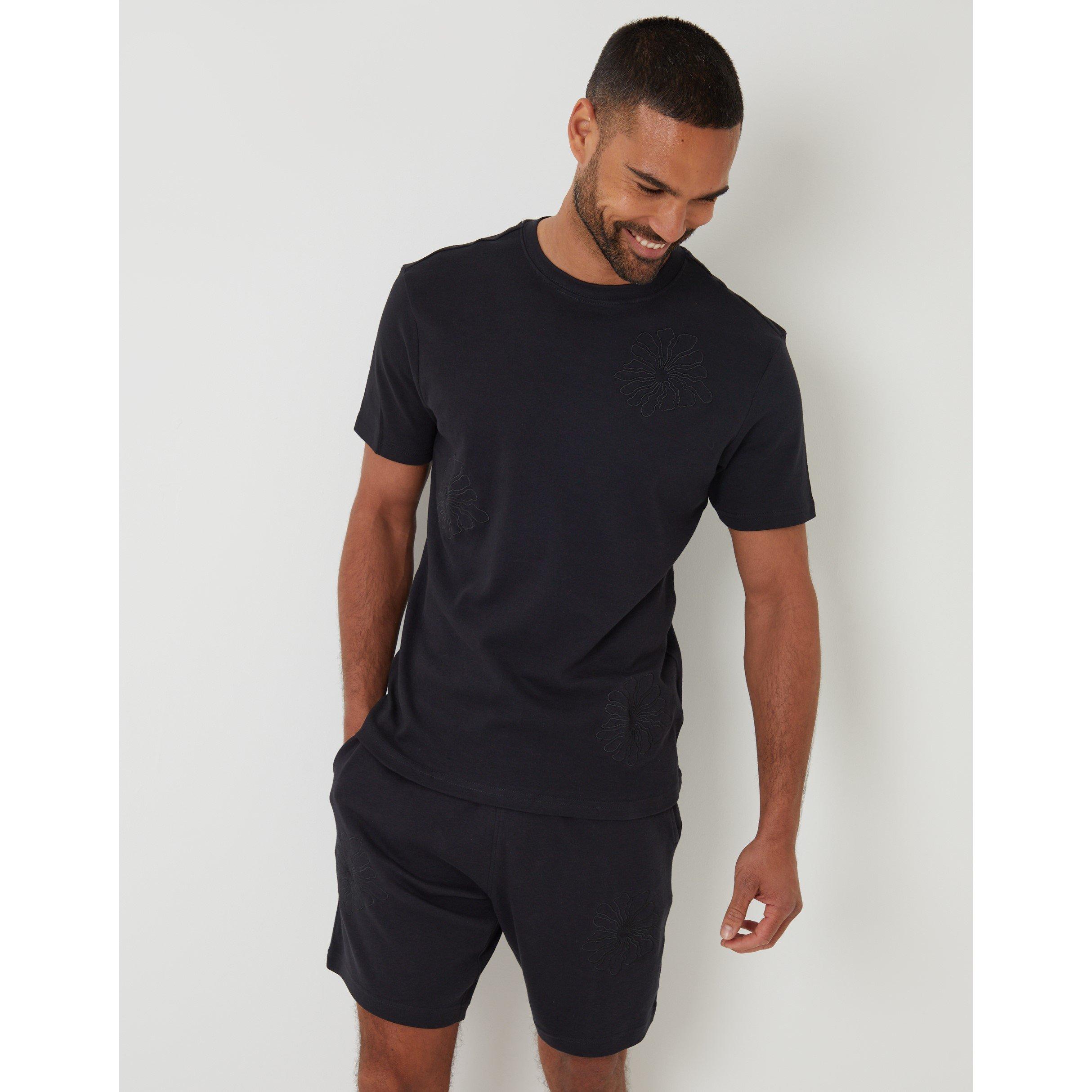 Black - Threadbare - Ardsley Fleece Jogger Shorts - 2