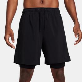 nike mens Dri-FIT Unlimited Men's 7 2-in-1 Woven Fitness Shorts