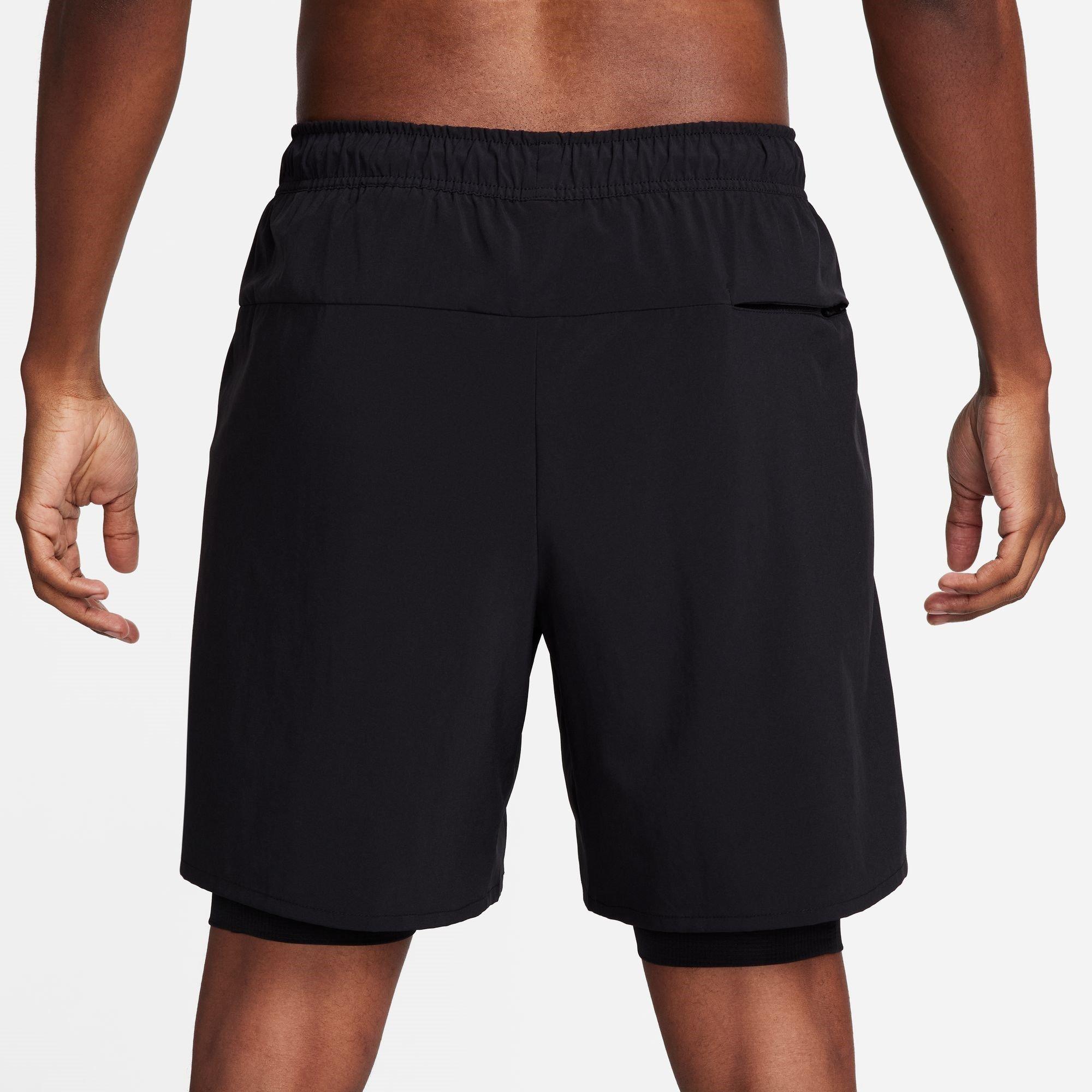 Schwarz - Nike - Dri-FIT Unlimited Men's 7 2-in-1 Woven Fitness Shorts - 2