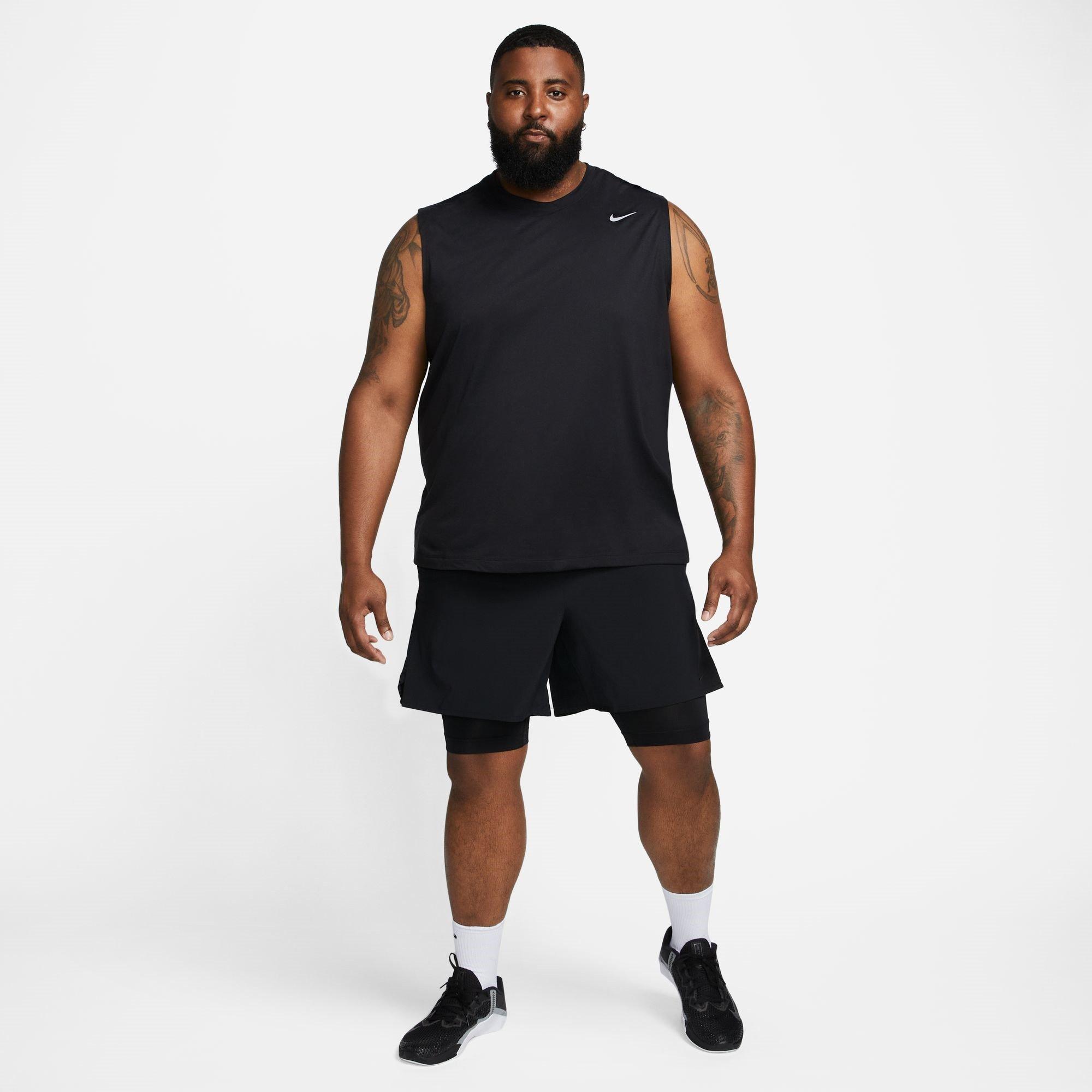 Schwarz - Nike - Dri-FIT Unlimited Men's 7 2-in-1 Woven Fitness Shorts - 16