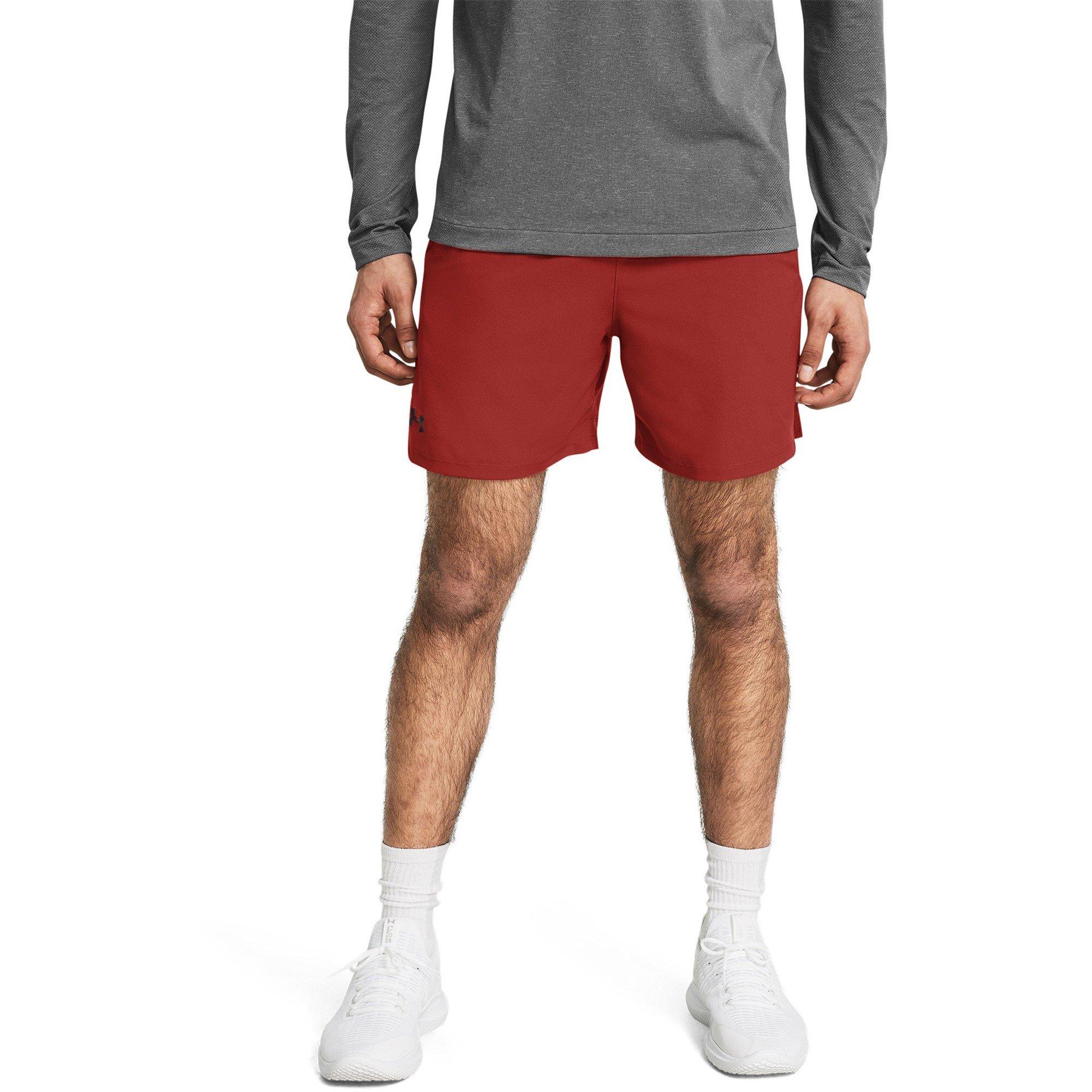 Orange - Under Armour - Men's Vanish Woven Performance Gym Shorts - 3