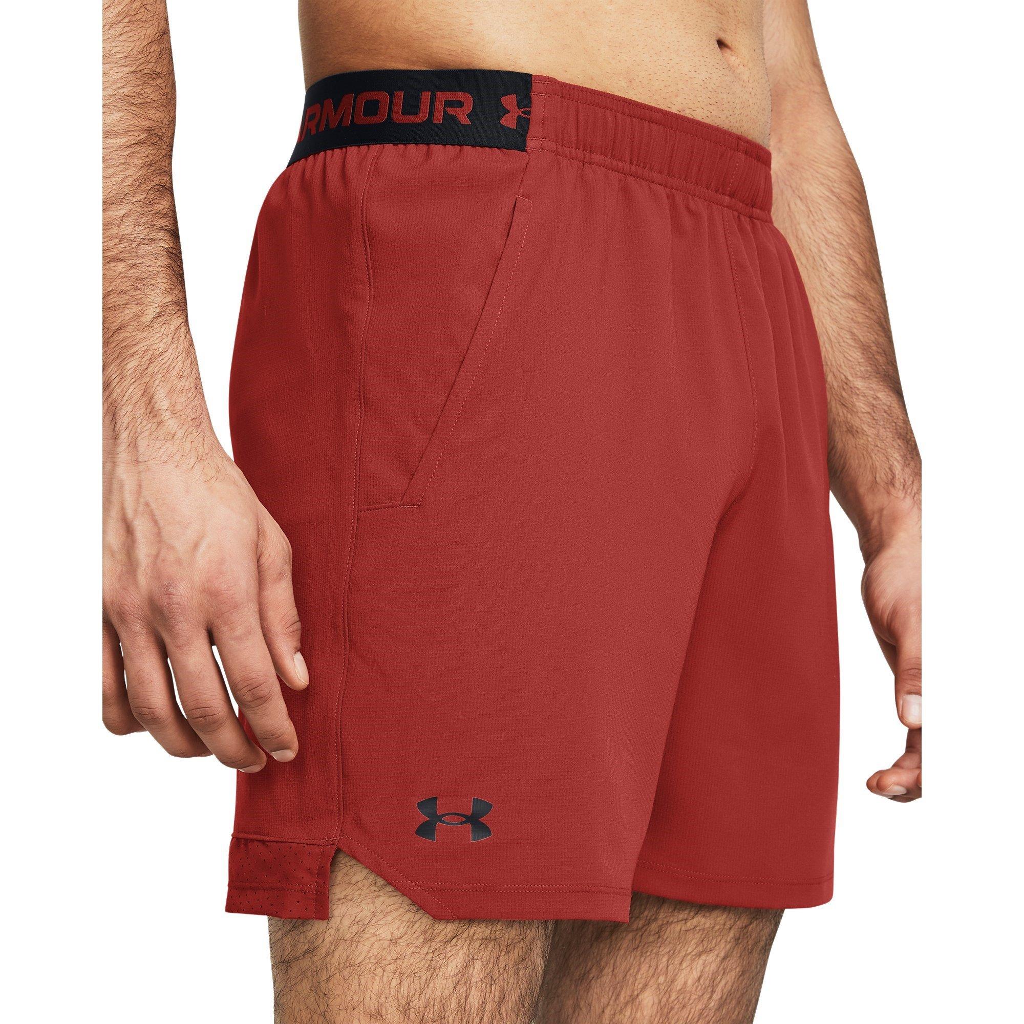 Orange - Under Armour - Men's Vanish Woven Performance Gym Shorts - 5