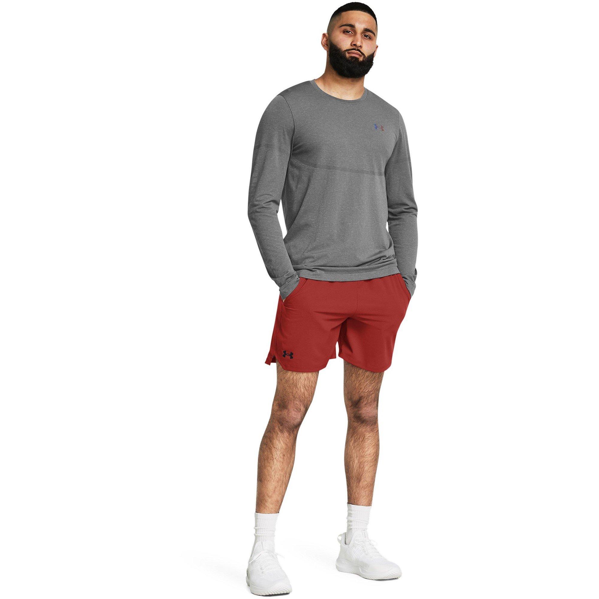 Orange - Under Armour - Men's Vanish Woven Performance Gym Shorts - 6