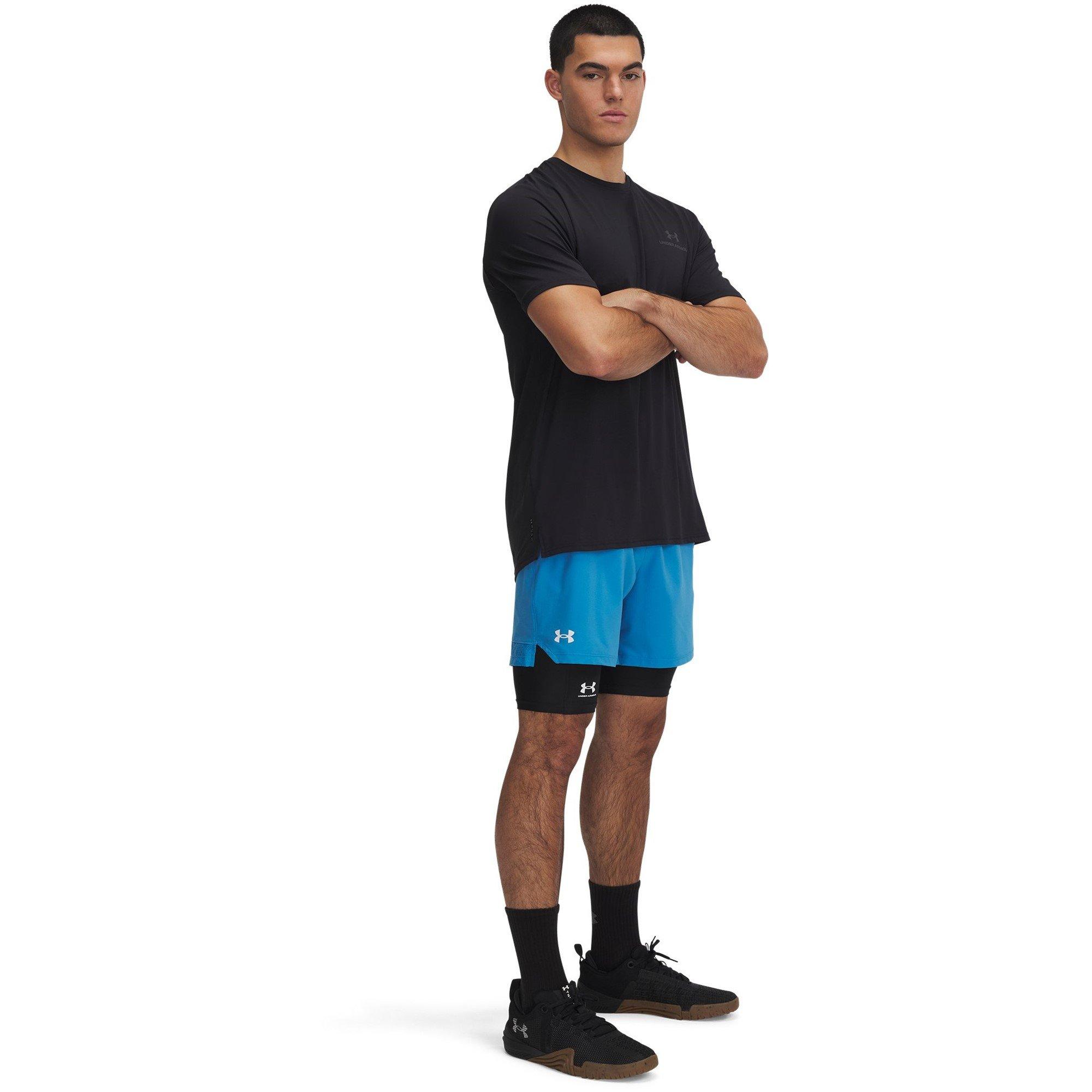 Blue - Under Armour - Men's Vanish Woven Performance Gym Shorts - 4