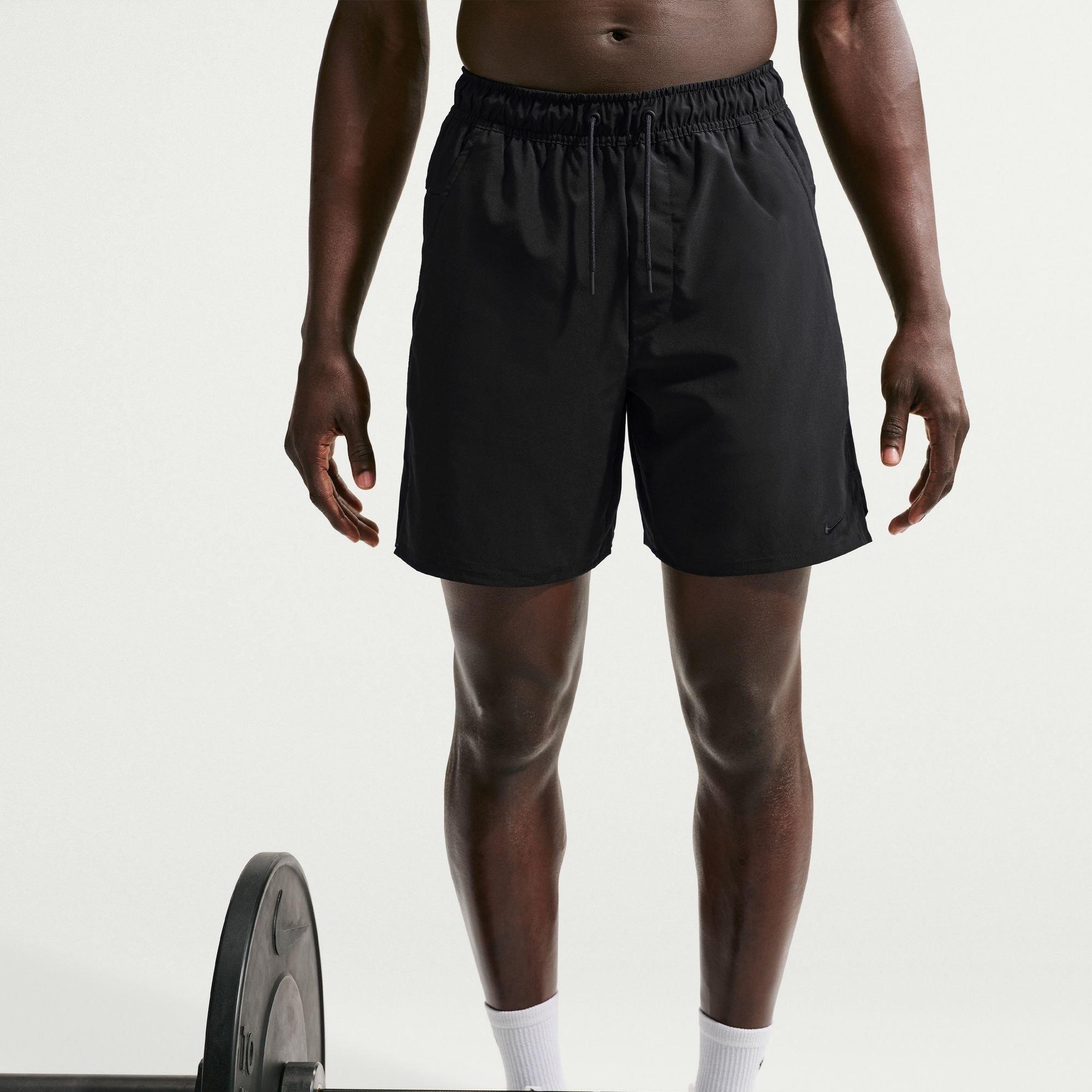 Nike Men's Dri-Fit Unlimited 7 Unlined Woven Fitness Shorts - Black - M