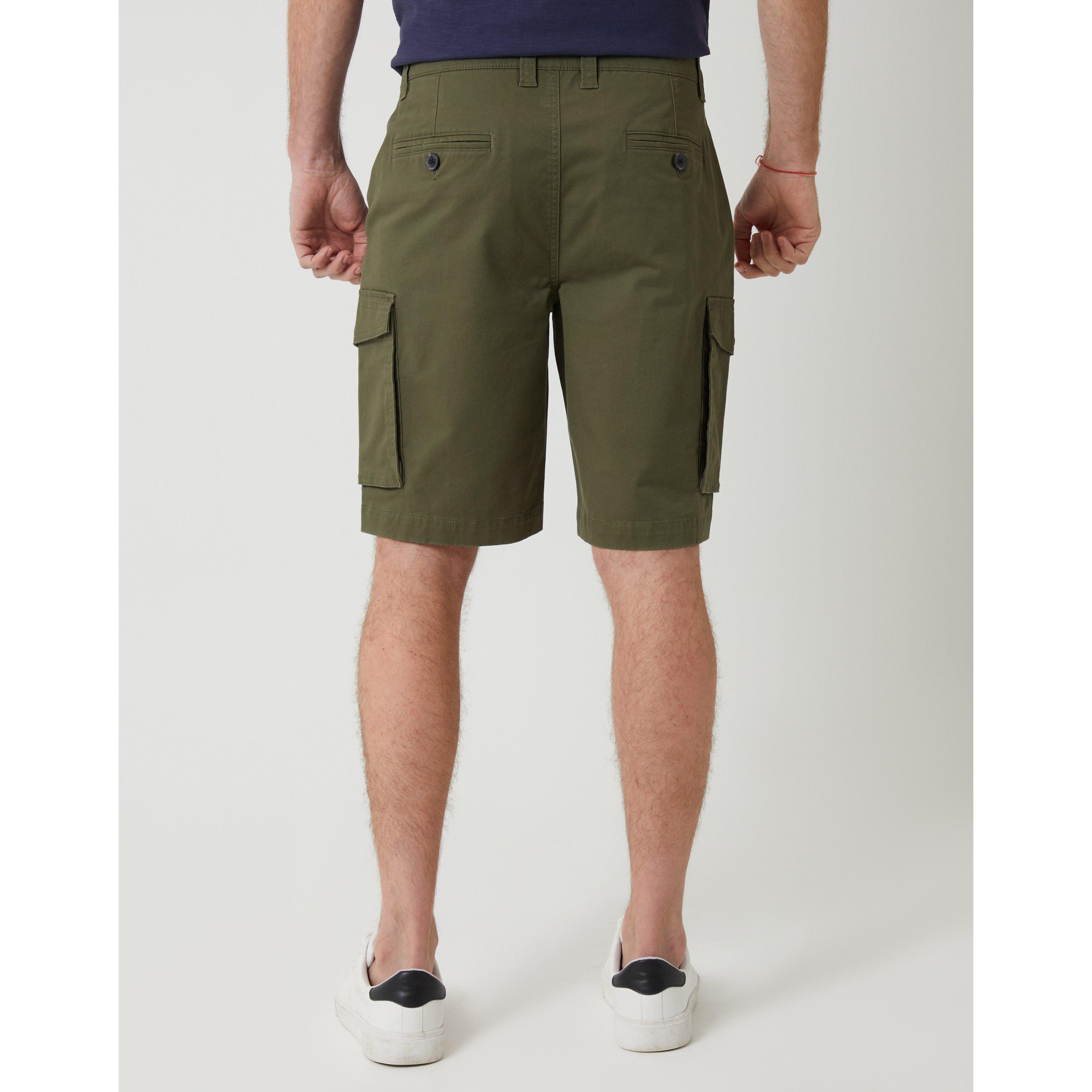 Kaki - Saltwell - Men's Cargo Shorts - 3
