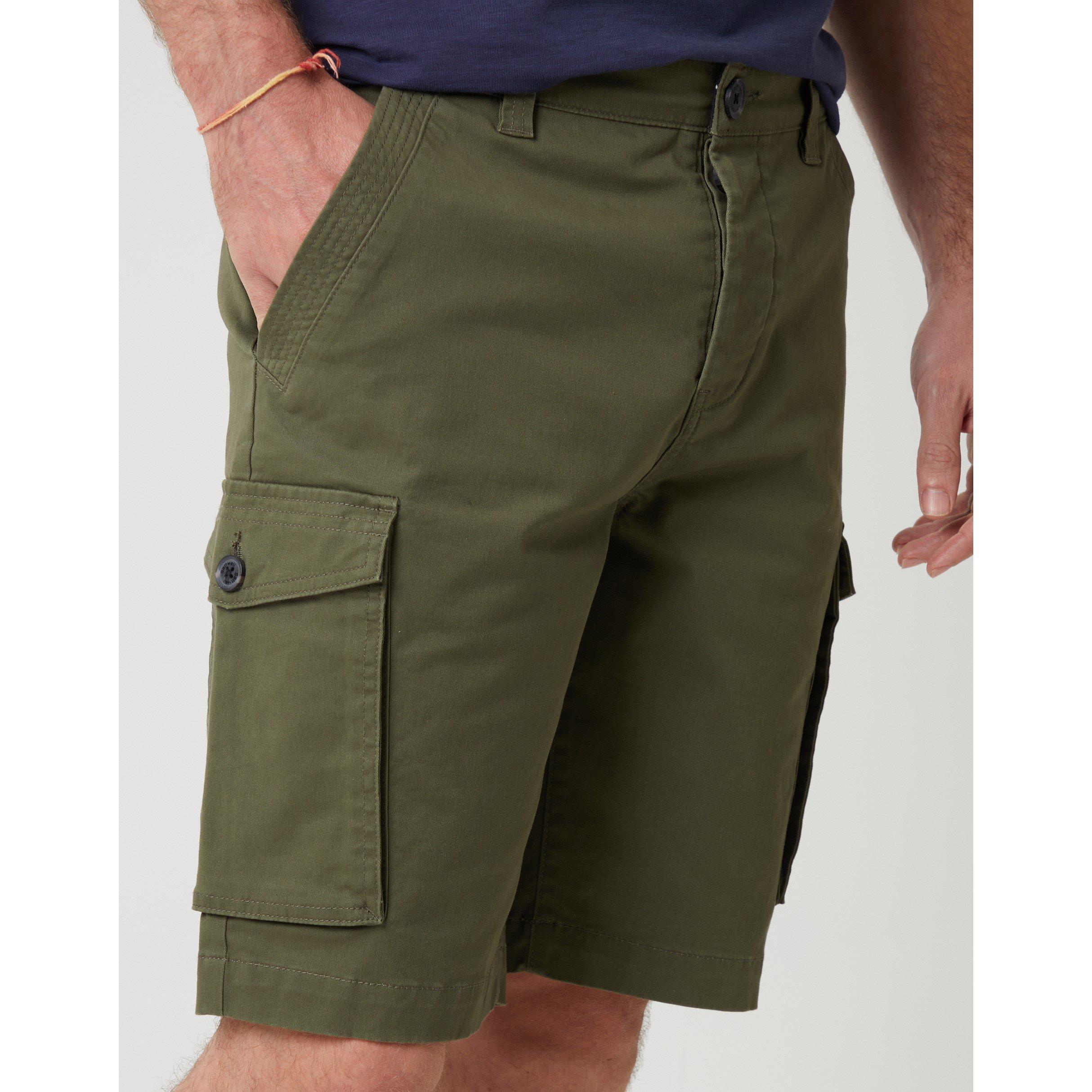 Kaki - Saltwell - Men's Cargo Shorts - 4