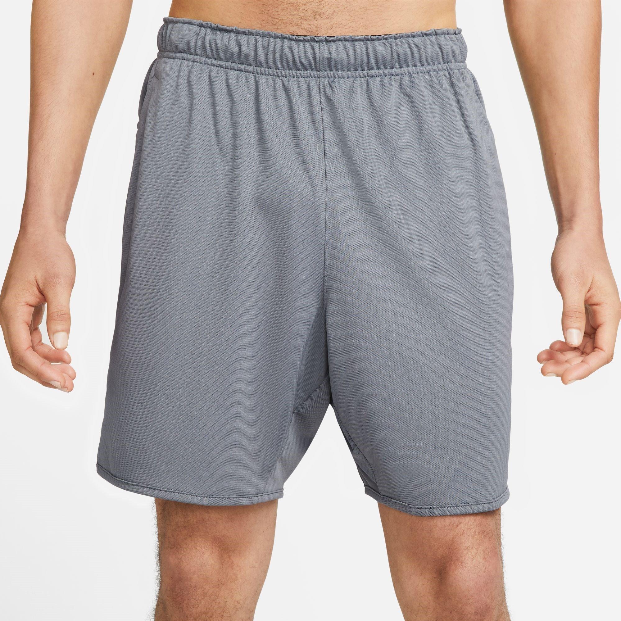 Nike Men's Dri-Fit Totality 7 Unlined Knit Fitness Shorts - Smoke Grey - 2XL