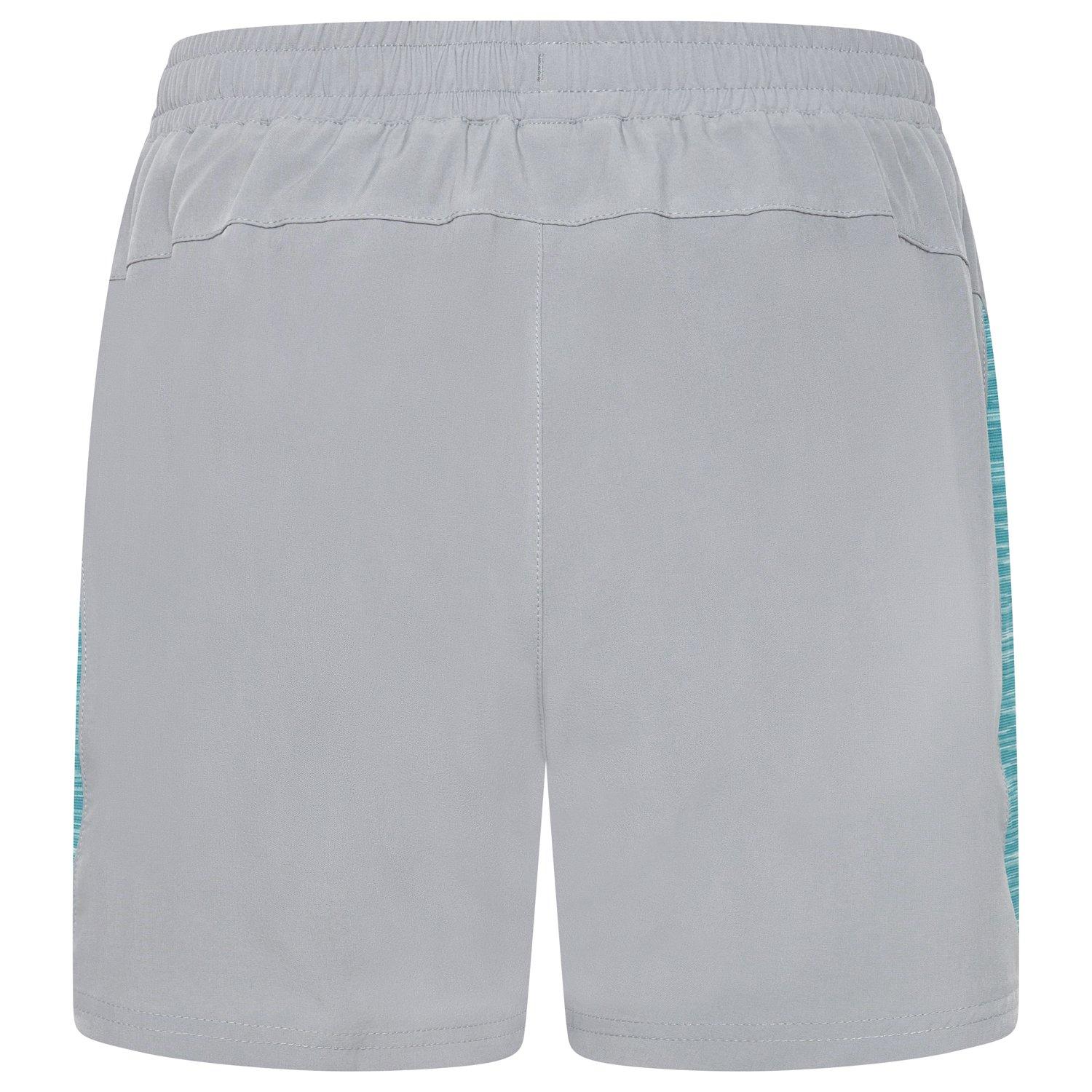 Grey/Ocean Blue - Gym King - Mens Energy Space Dye Performance Gym Shorts - 7