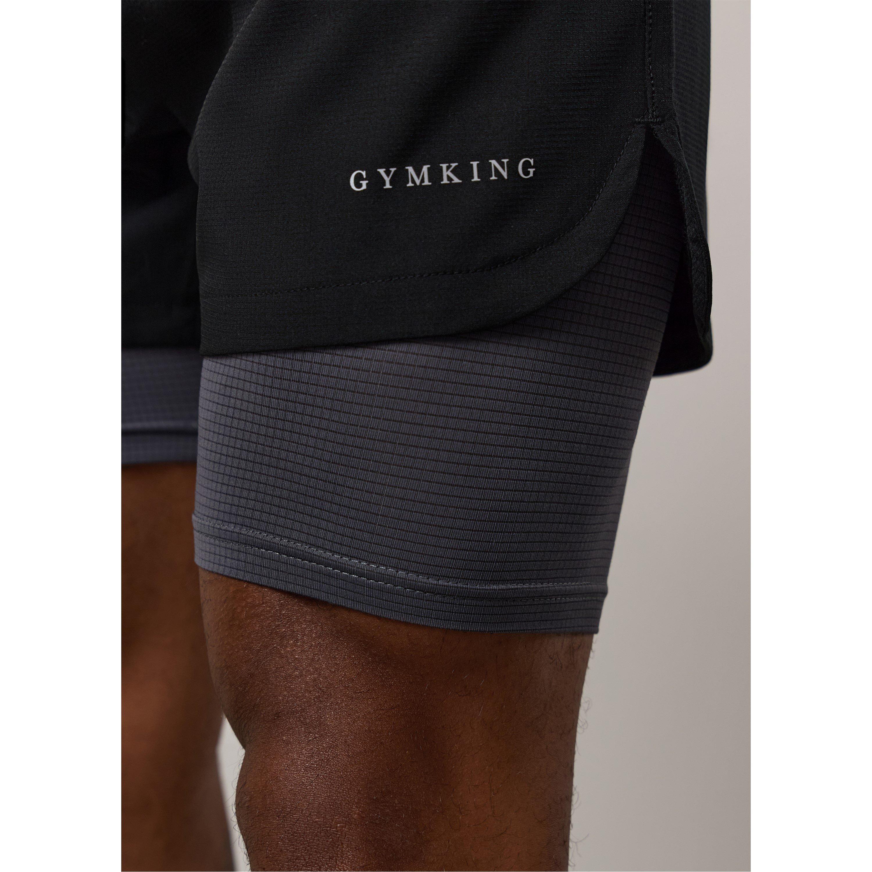 Black/Graphite - Gym King - Performance Gym Shorts - 5
