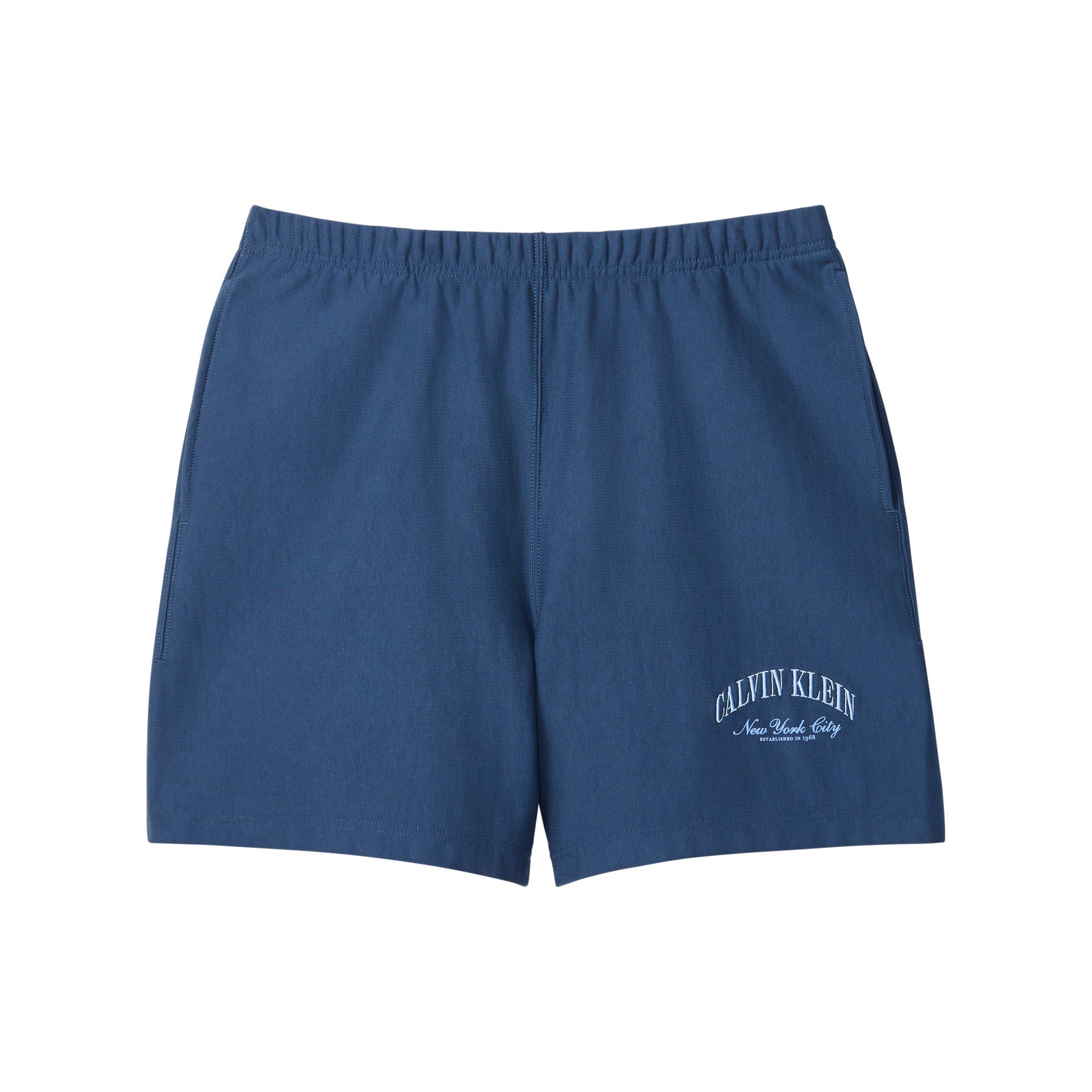 Calvin Klein Jeans Men's Fleece Jogger Shorts - Dark Denim - XL