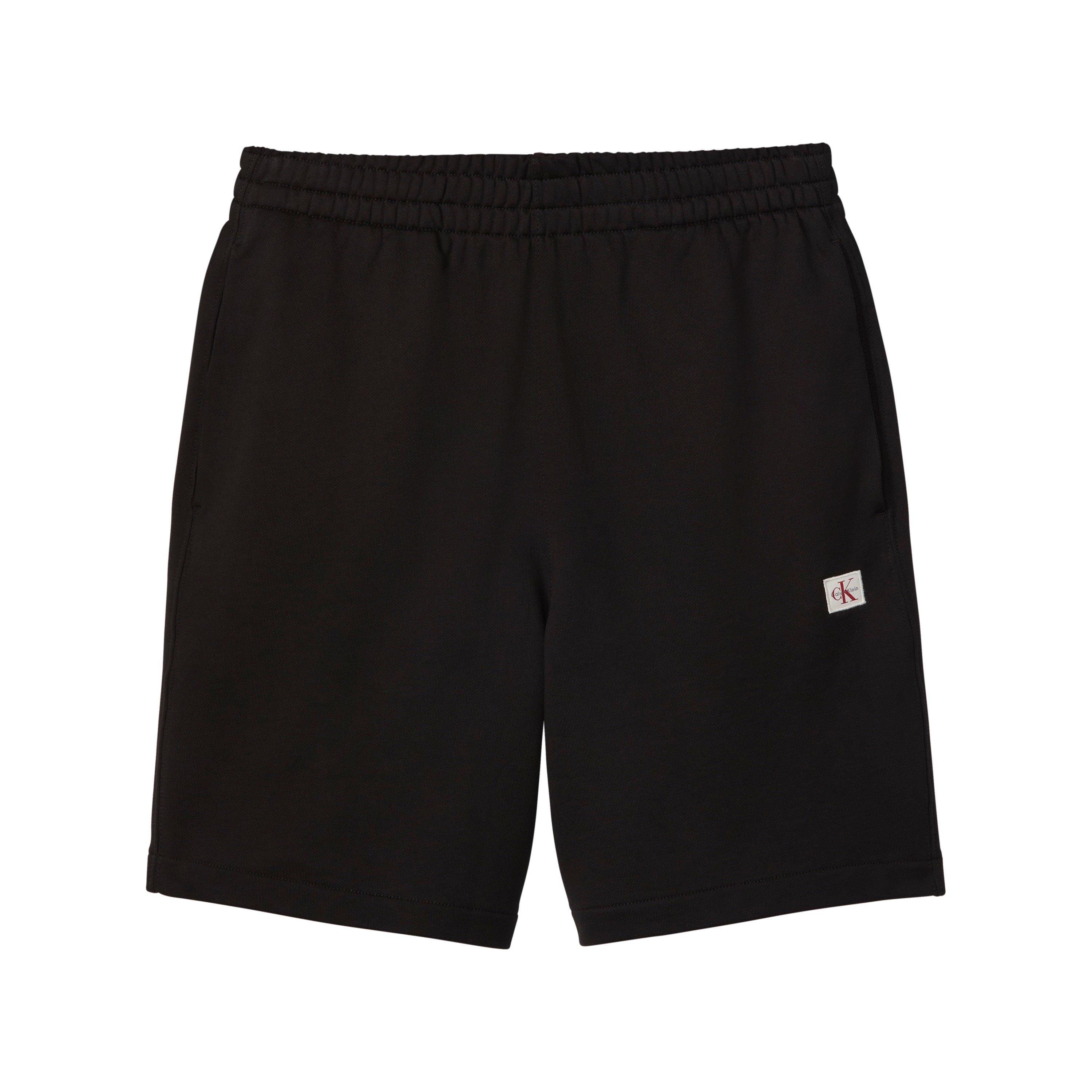 Calvin Klein Jeans Men's Woven Badge Fleece Jogger Shorts - Black - 2XL