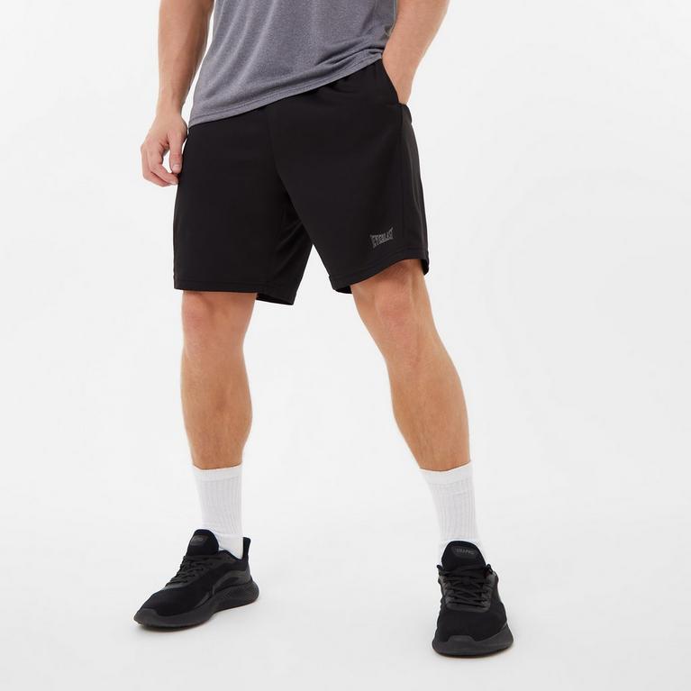 Schwarz - Everlast - Polyester 8 inch Shorts Mens - 1