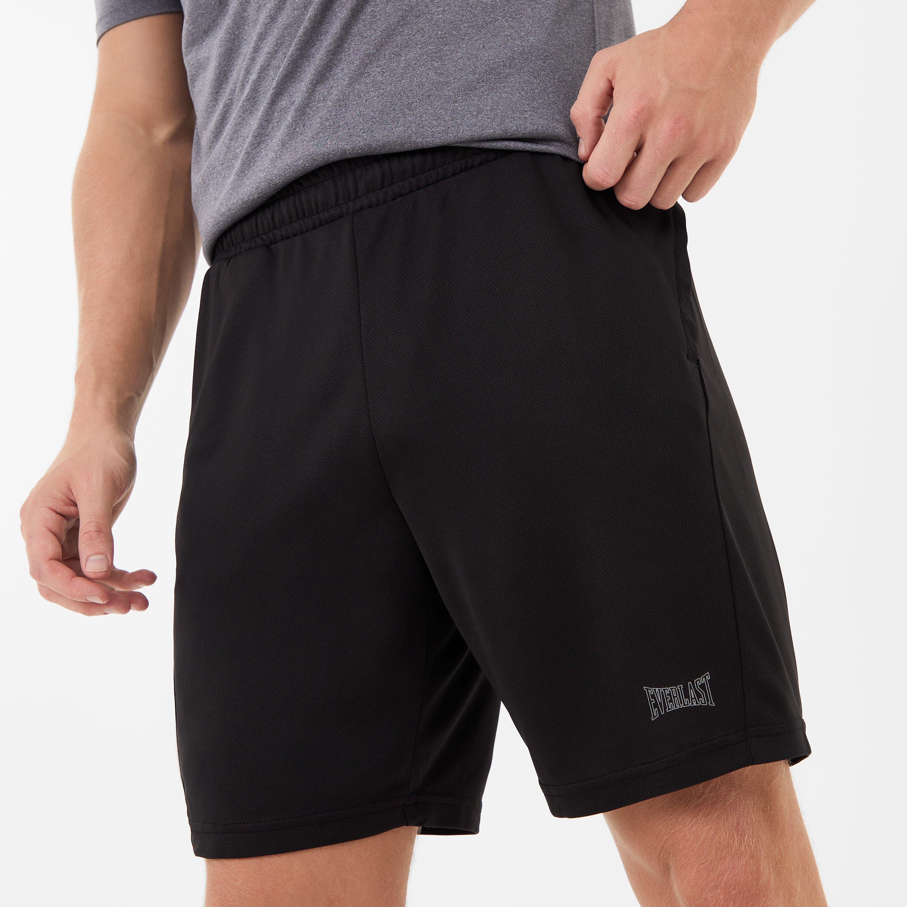 Black - Everlast - 8-inch Shorts Mens - 3