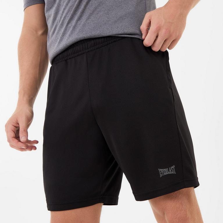 Schwarz - Everlast - Polyester 8 inch Shorts Mens - 3