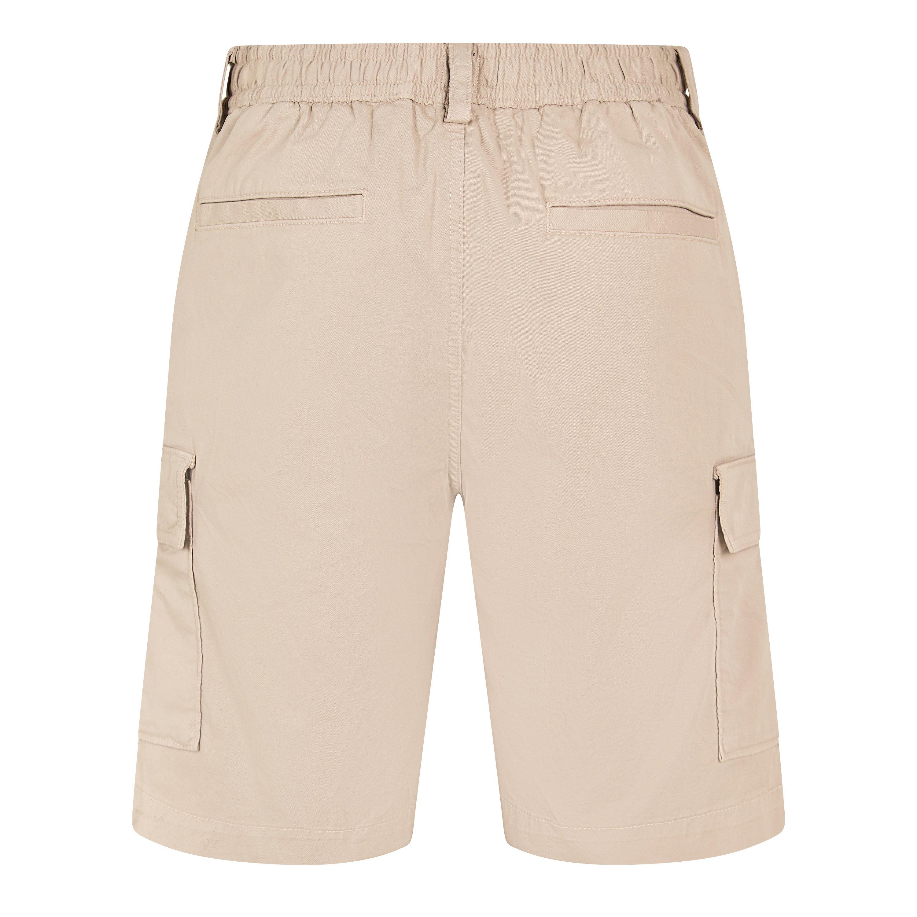Light Grey 070 - Boss - Mens BOSS ORANGE Cargo Shorts with Logo Detail - 2