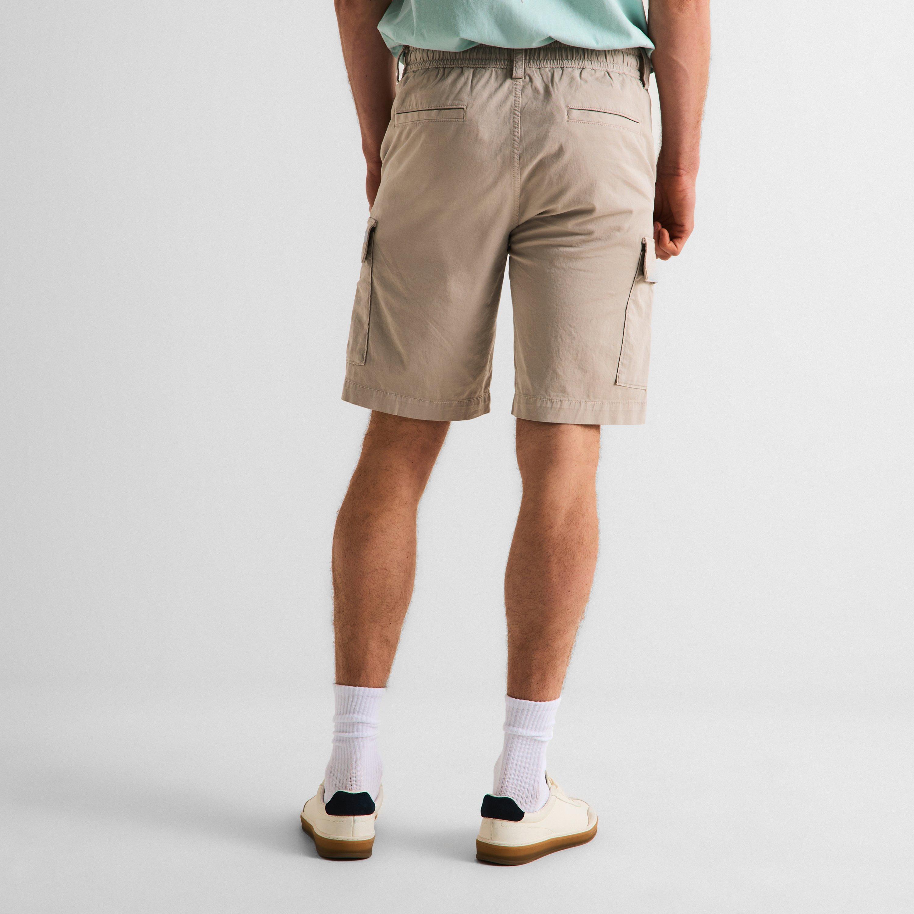 Light Grey 070 - Boss - Mens BOSS ORANGE Cargo Shorts with Logo Detail - 4