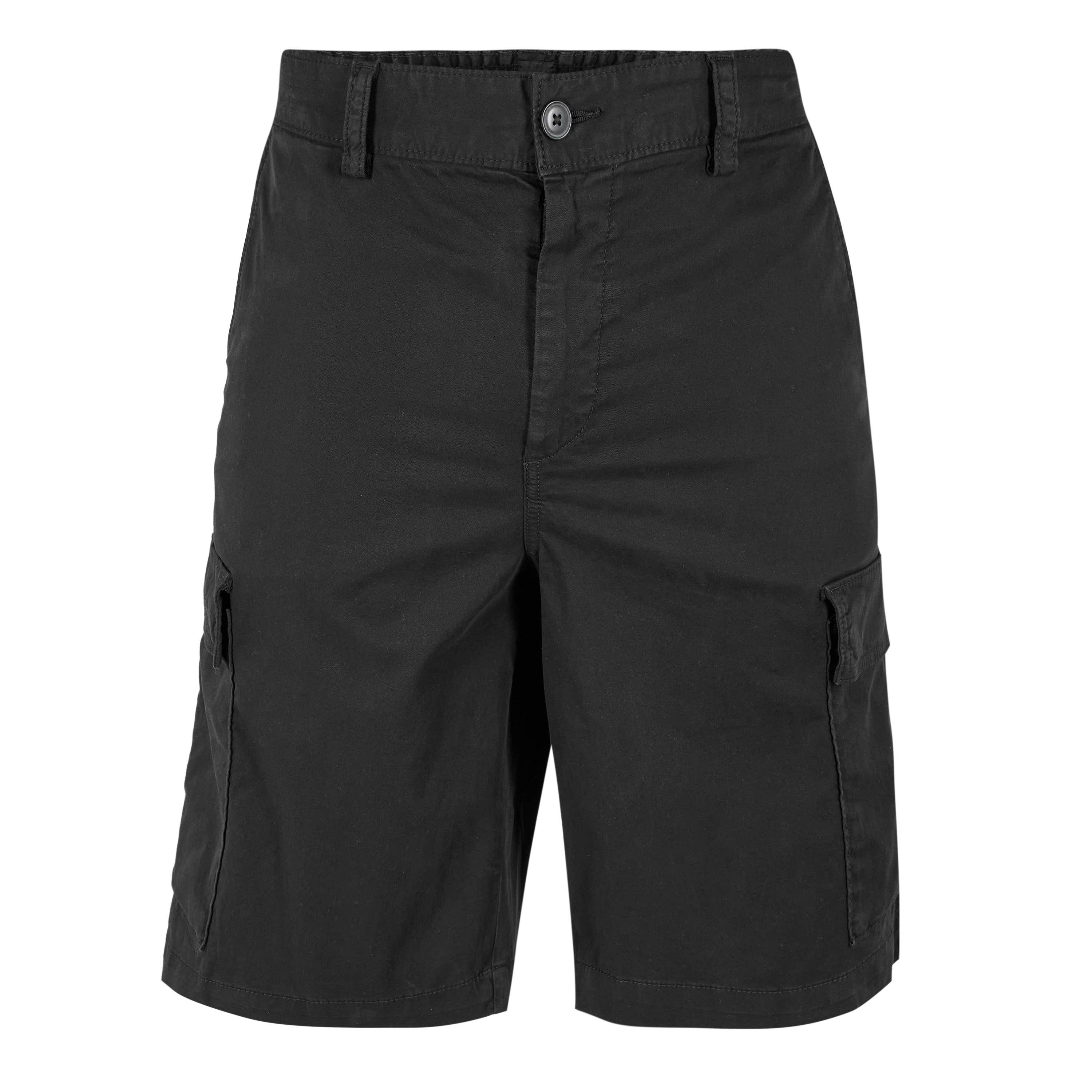 Boss Mens BOSS ORANGE Cargo Shorts with Logo Detail - Black 001 - S