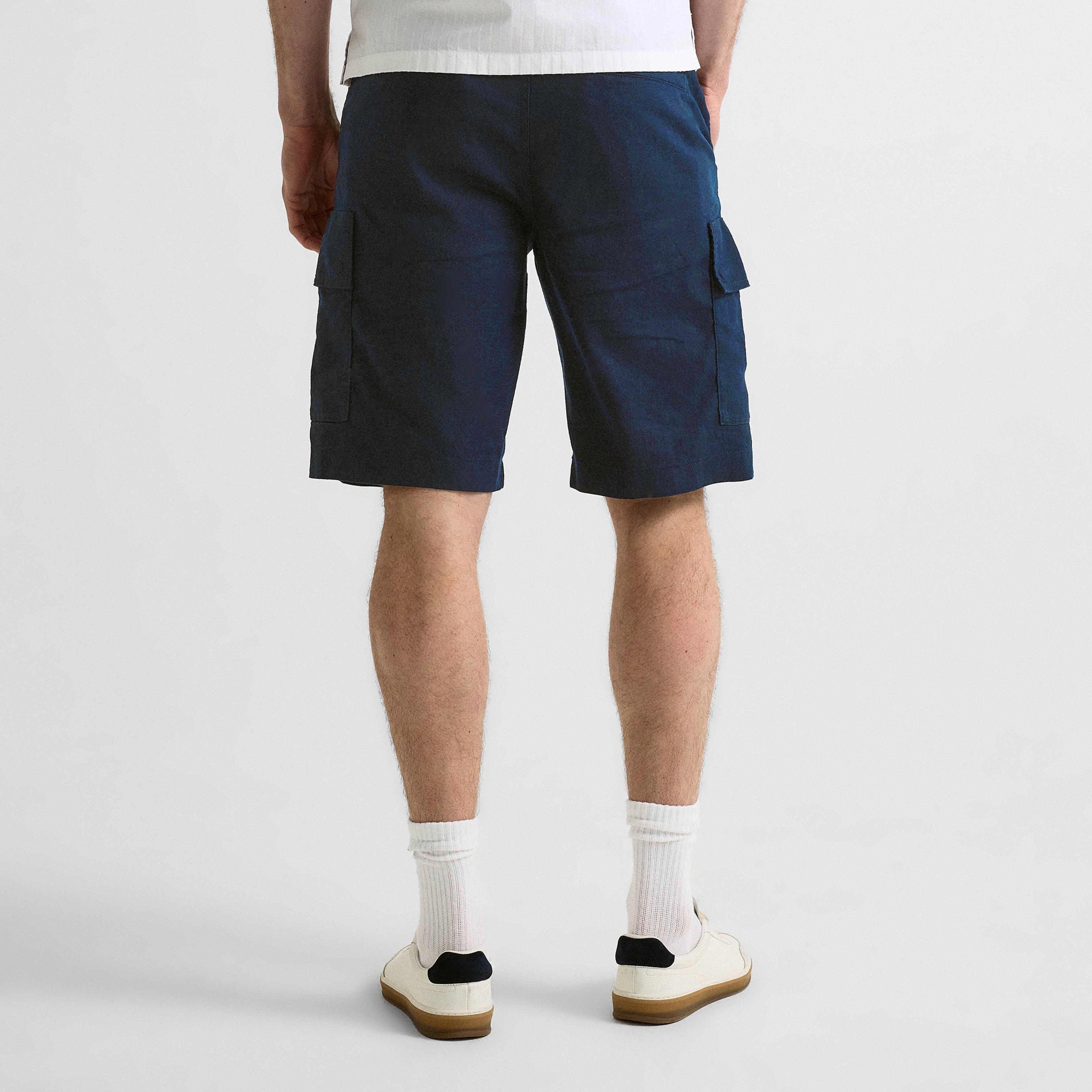Dark Blue 404 - Boss - Men's Cargo Shorts - 4